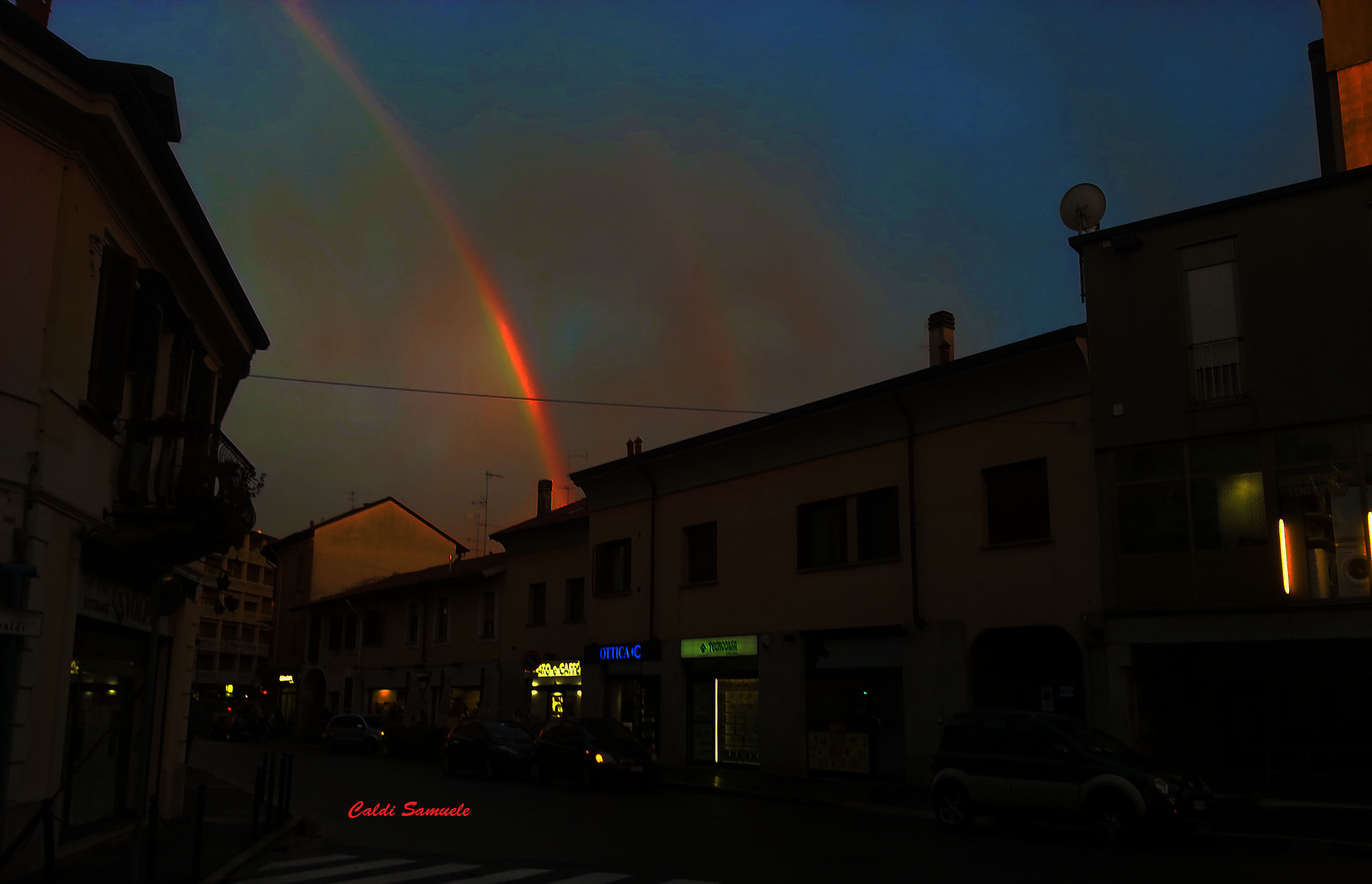 the rainbow...