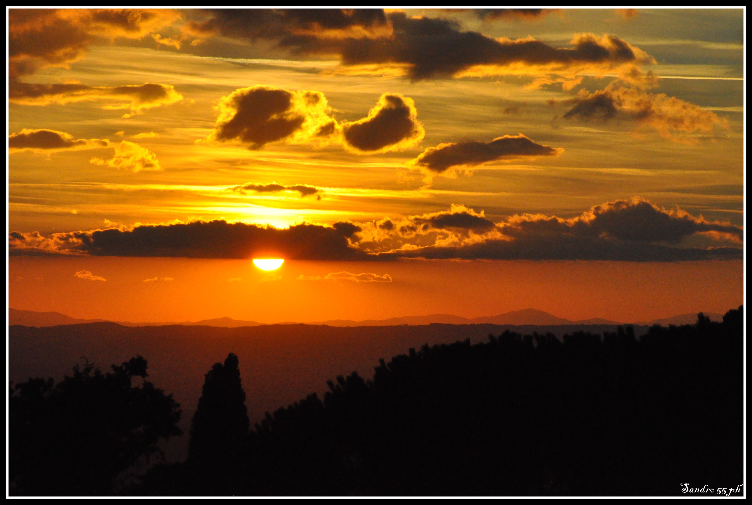 Tuscan sunset...