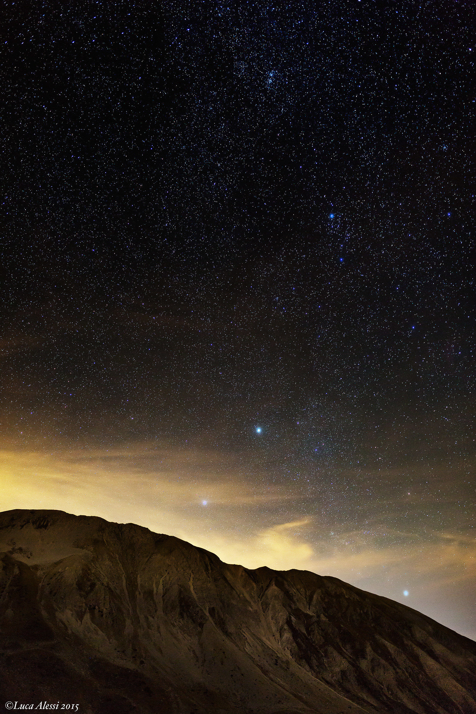 Monte Aquila under the stars...