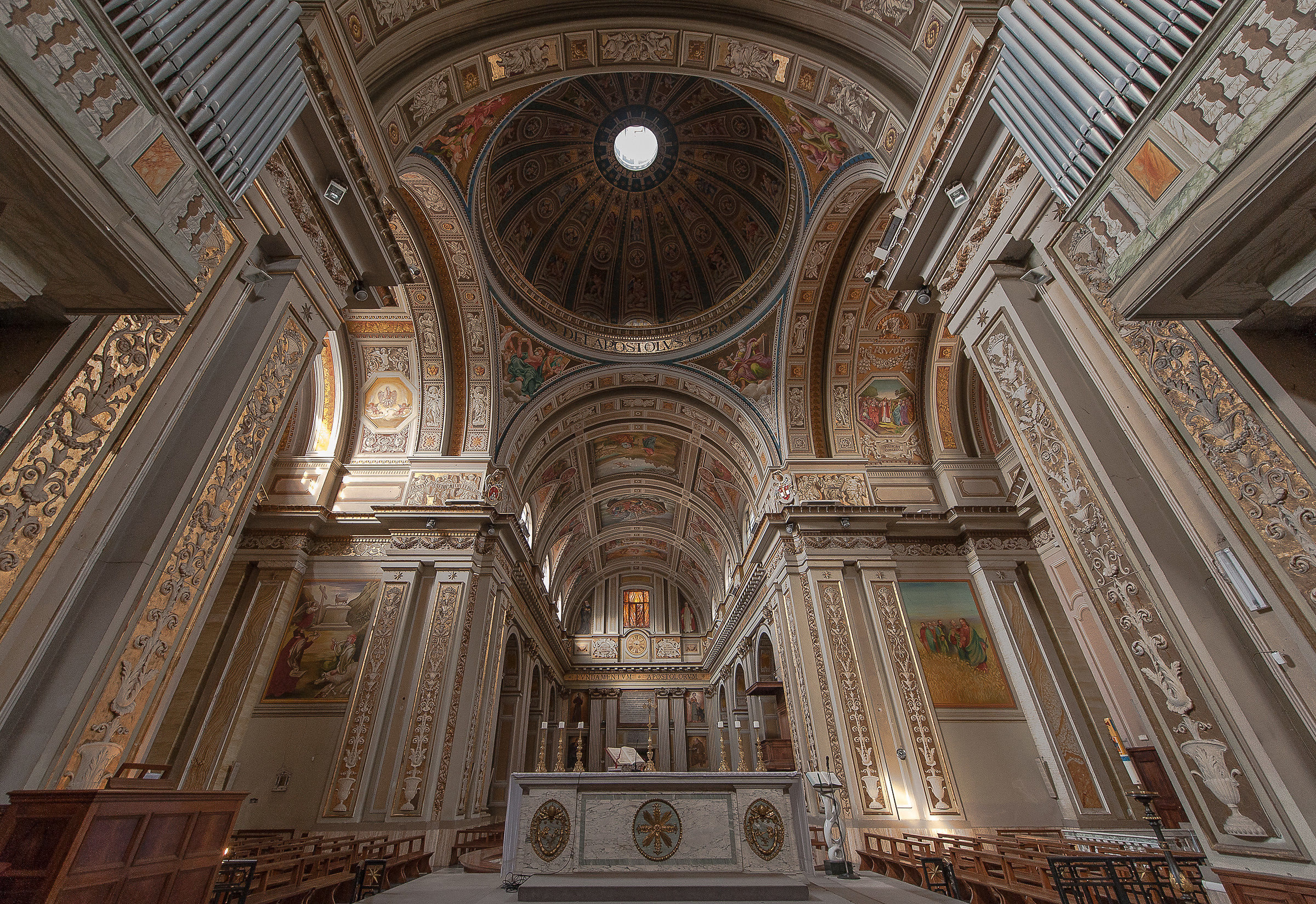 Subiaco (Rm) -Interior Cathedral St. Andrew...