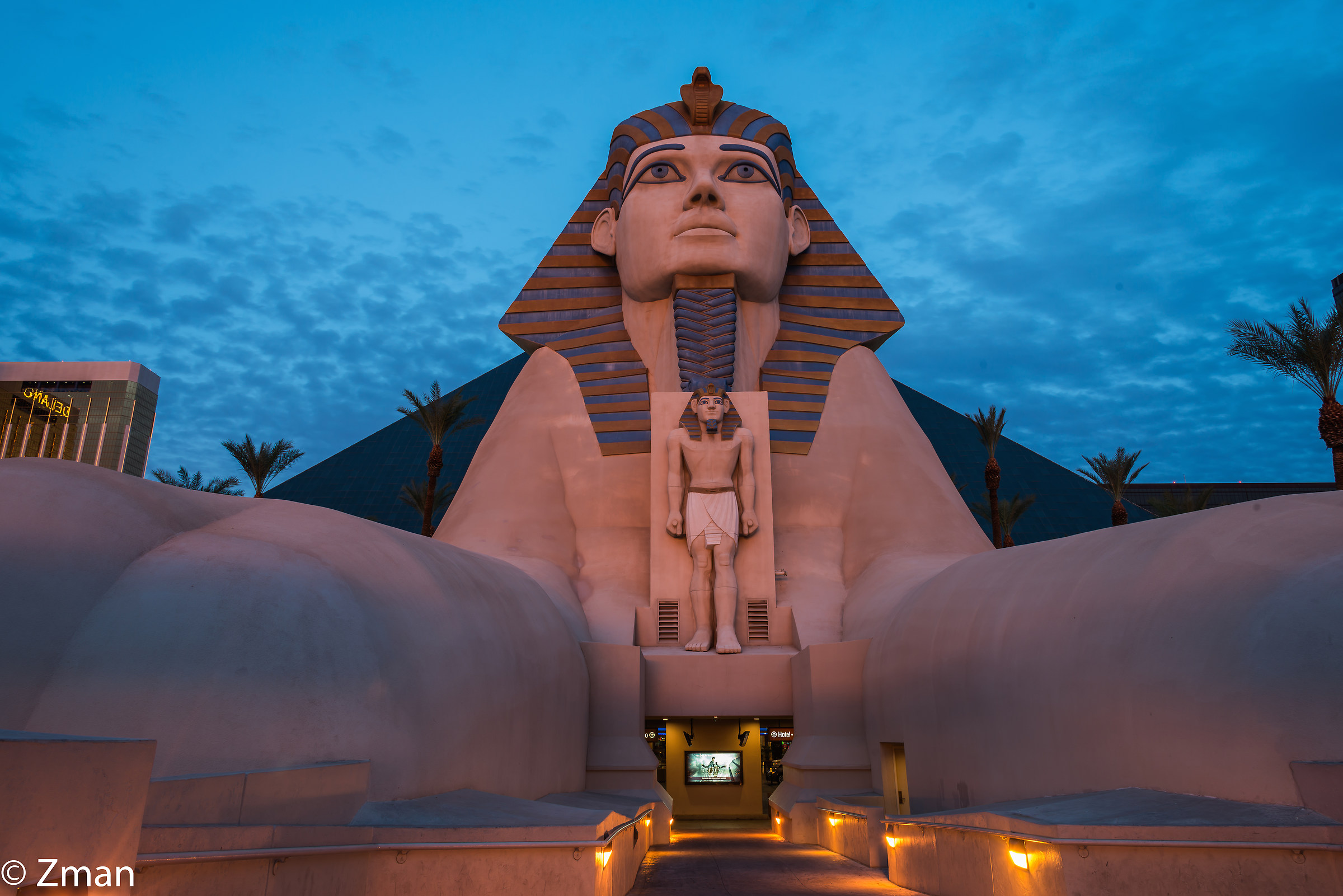 La Sfinge a Luxor Hotel...