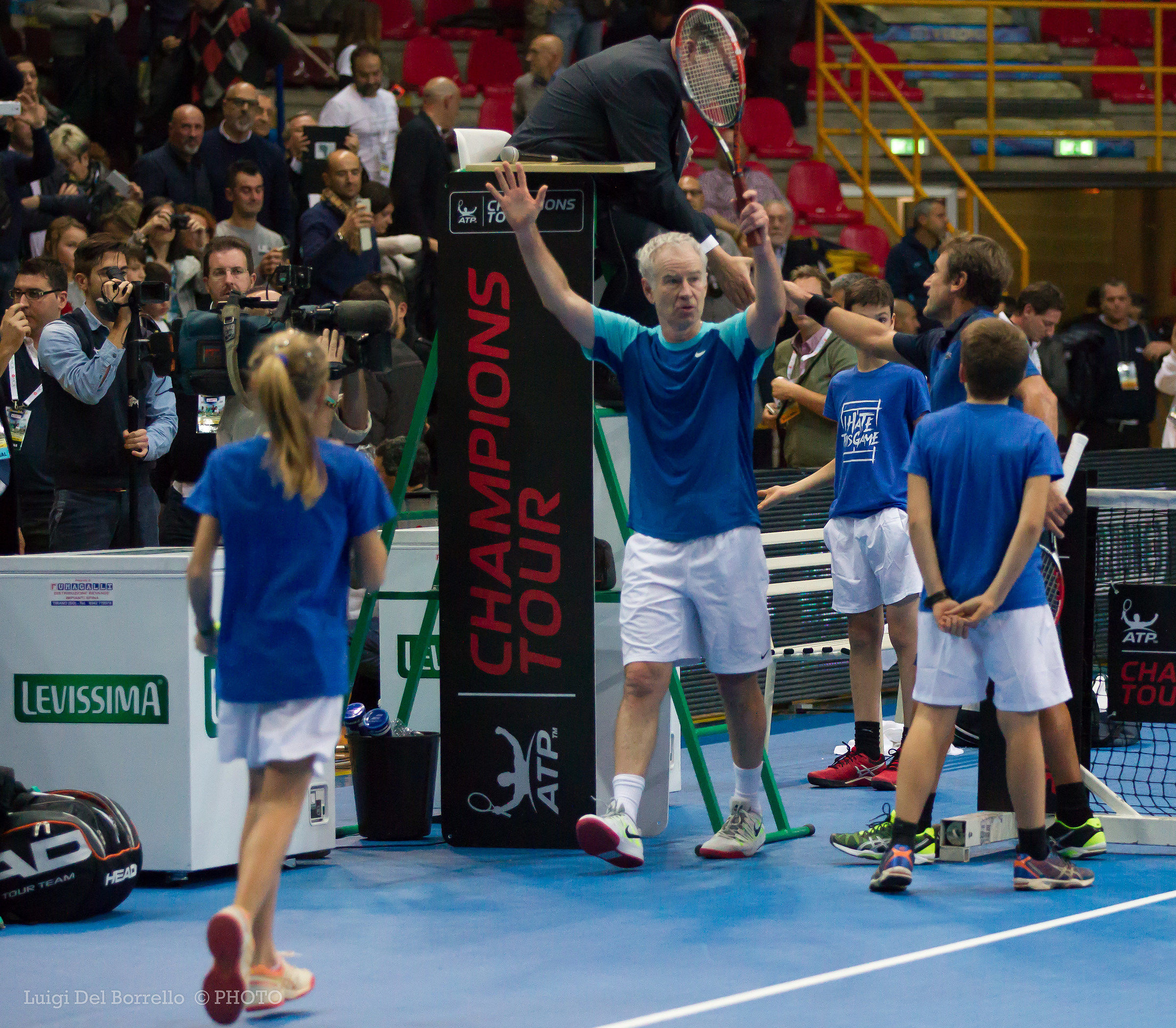 John McEnroe - Mats Wilander  Verona 20-11-2015...