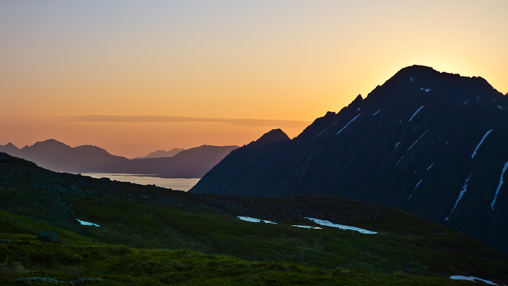 Twilight in the Lofoten Islands, Norway...
