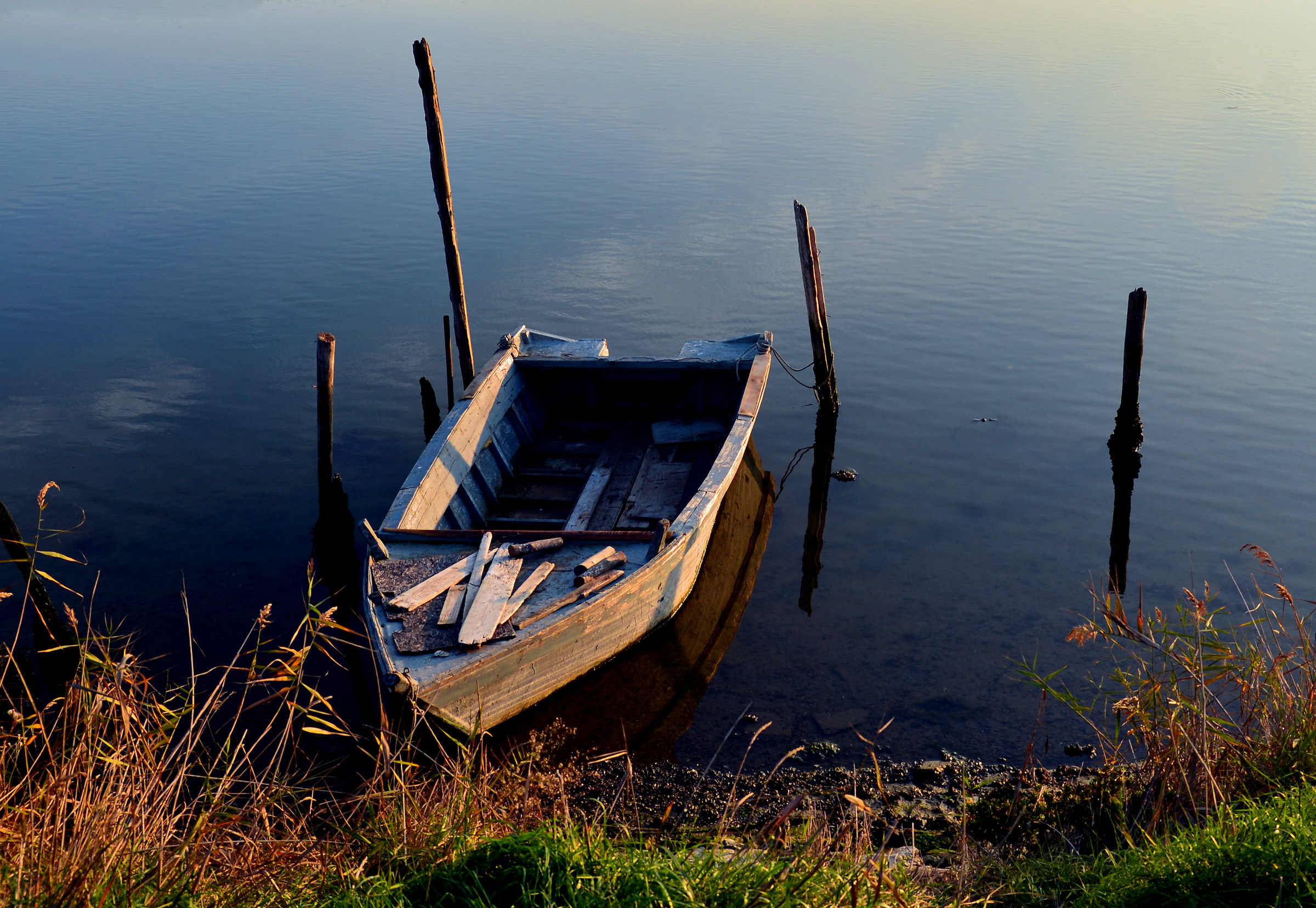 The mooring...
