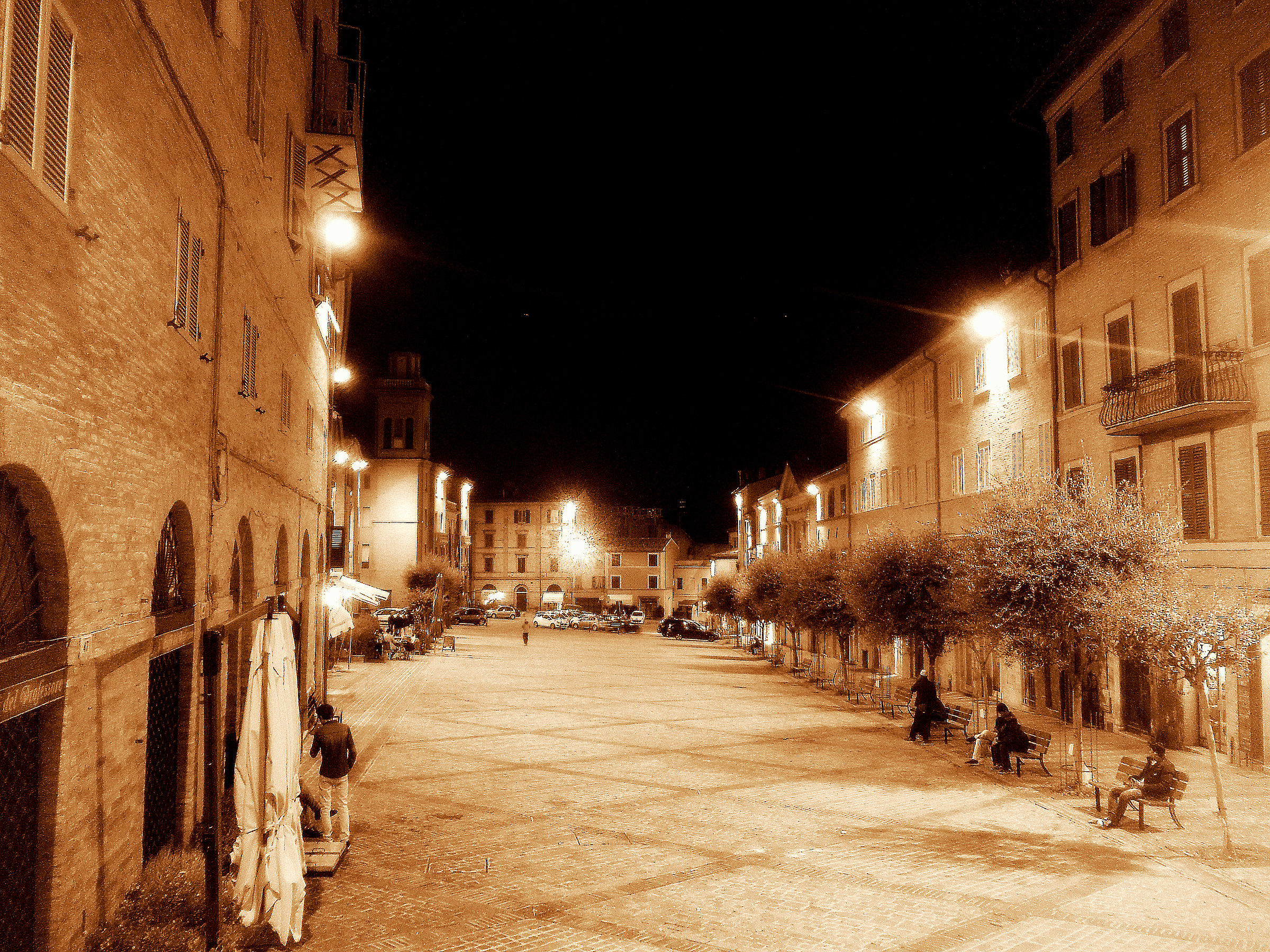 piazza del fascio ora piazza mazzini macerata...