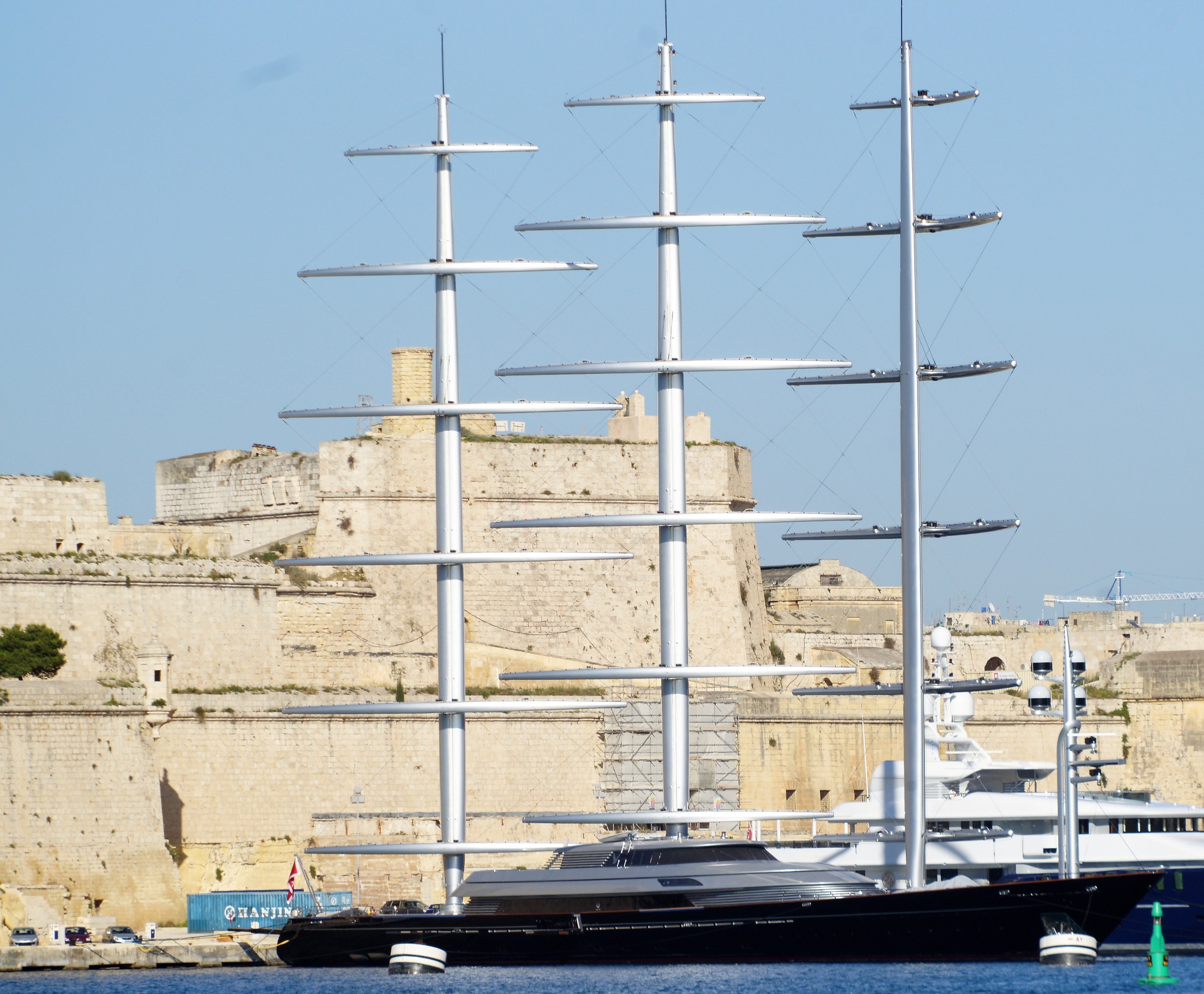 trialbero in the port of Malta...