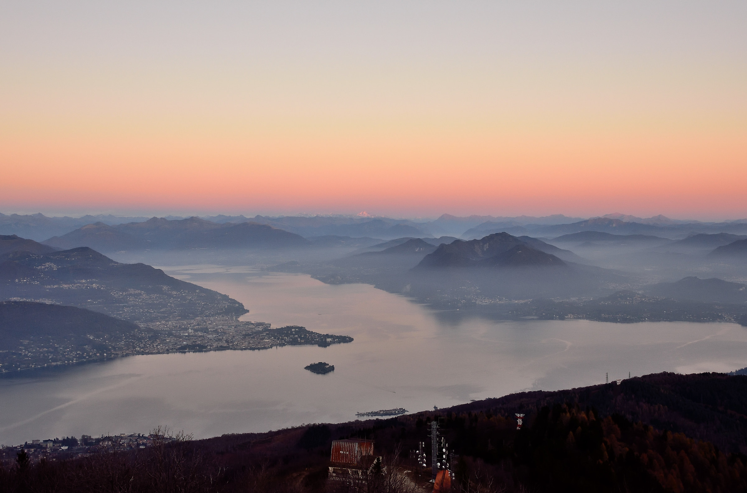 panorama al crepuscolo...