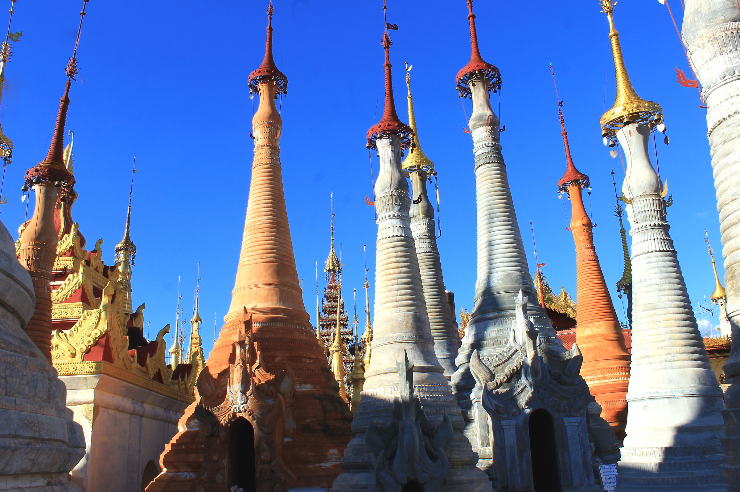Forest of stupas...