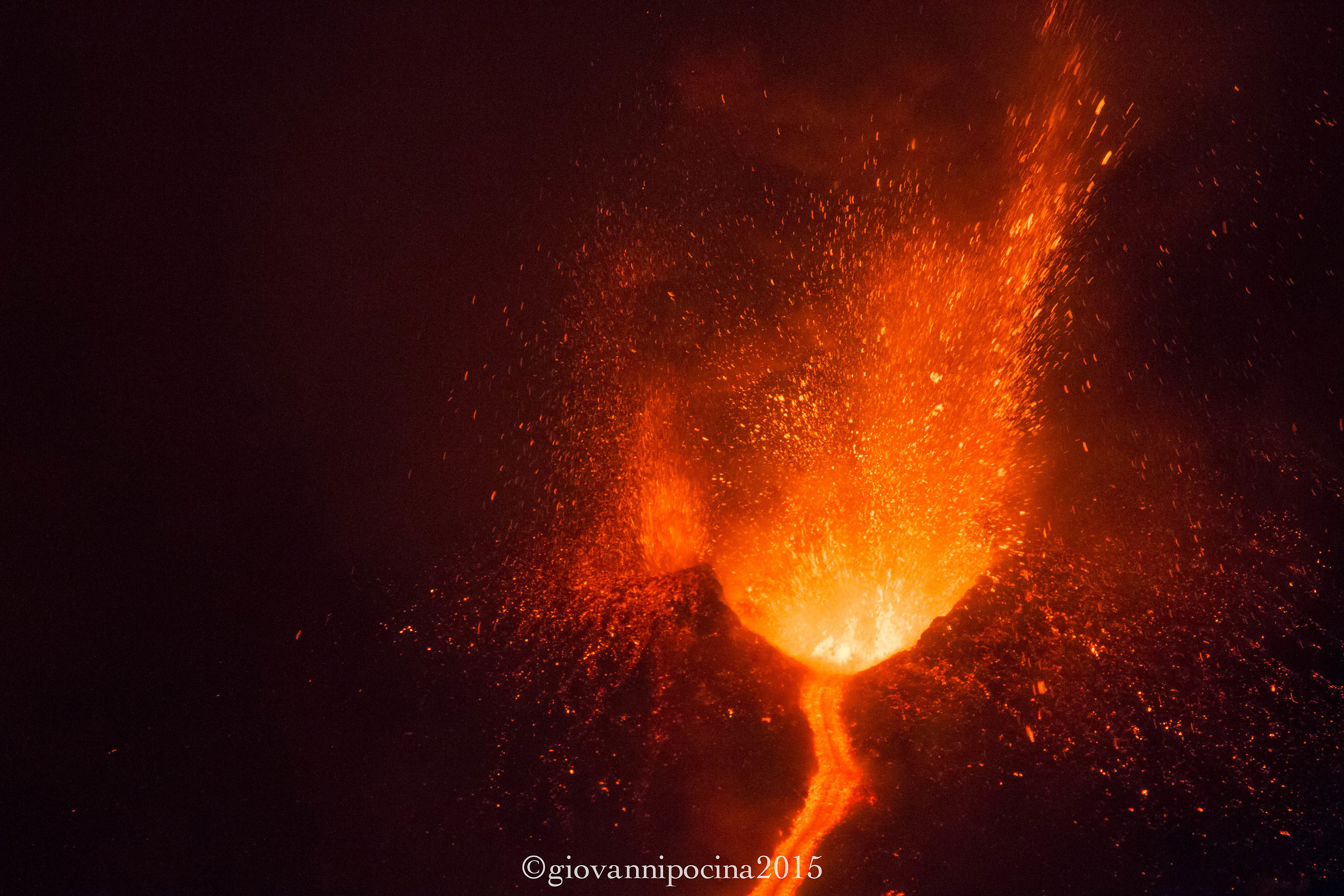 Etna Eruzione 6 Dicembre 2015...