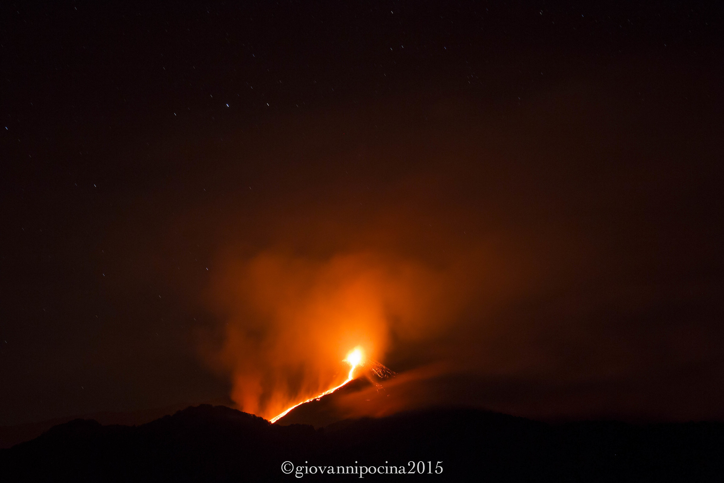 Etna Eruption December 6, 2015...