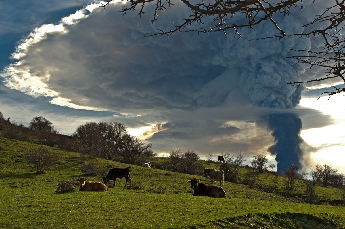 eruzione Etna del 4 dicembre 2015...