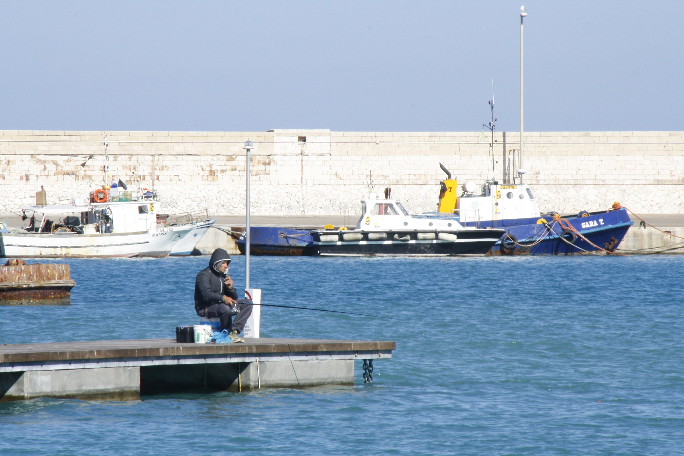 Pescatore a Otranto...
