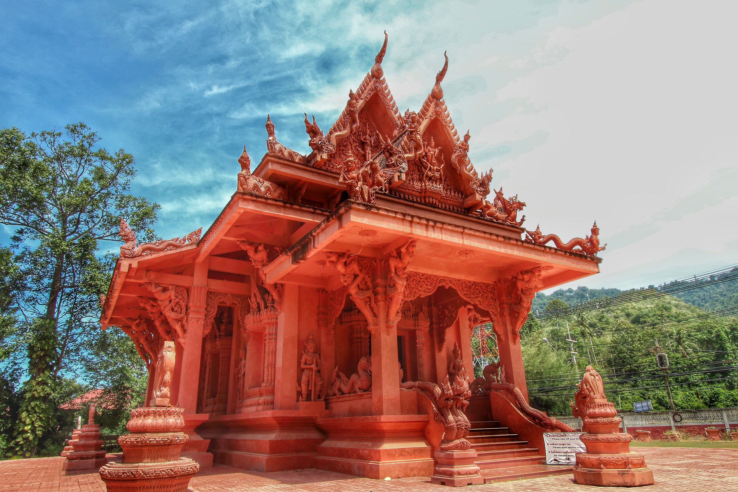 Red temple...