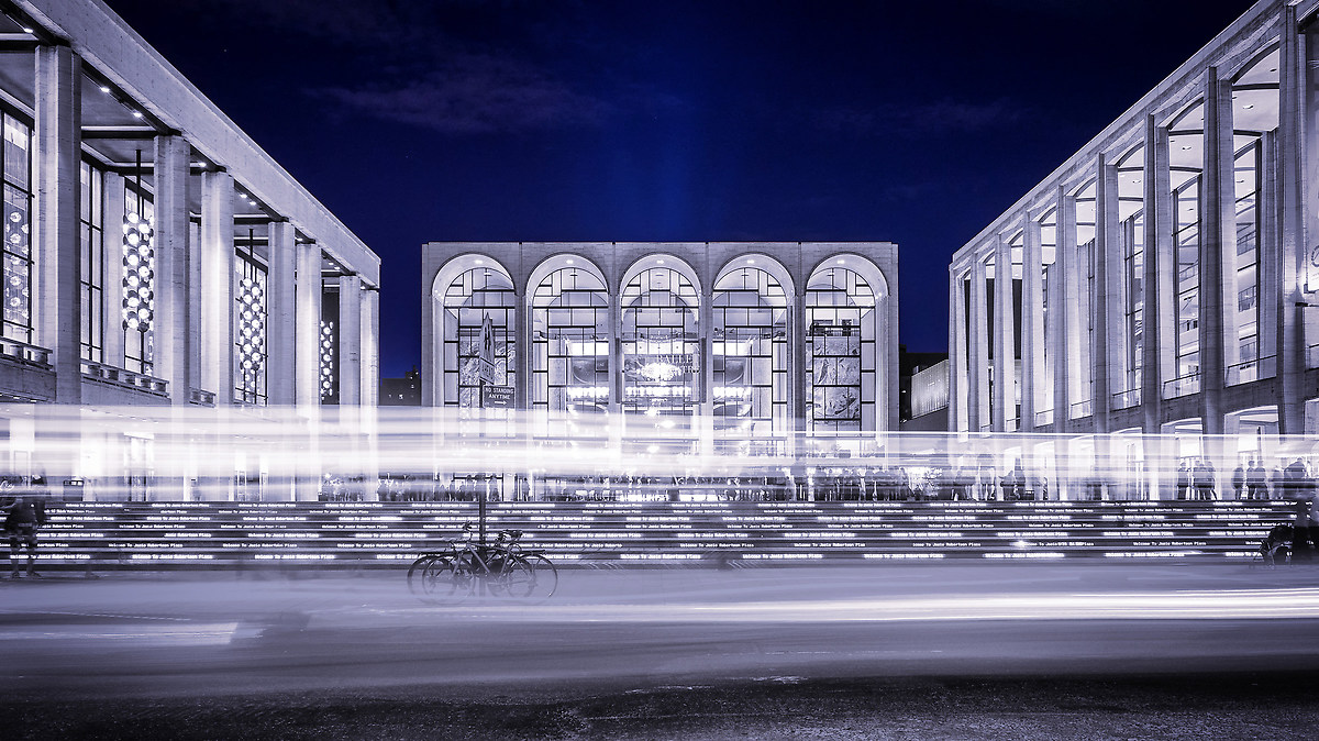 cyanotic Lincoln Center...