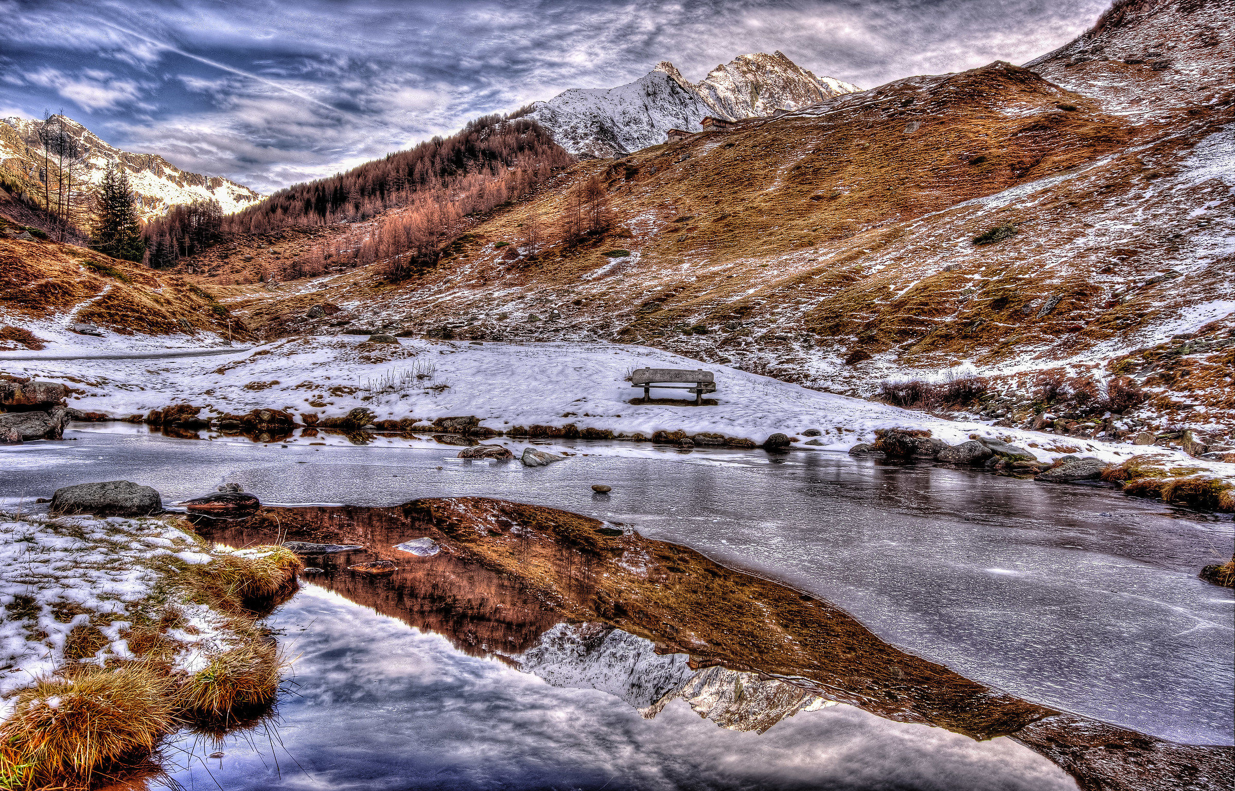 Quando le Alpi Aurine si specchiano...e' magia !...