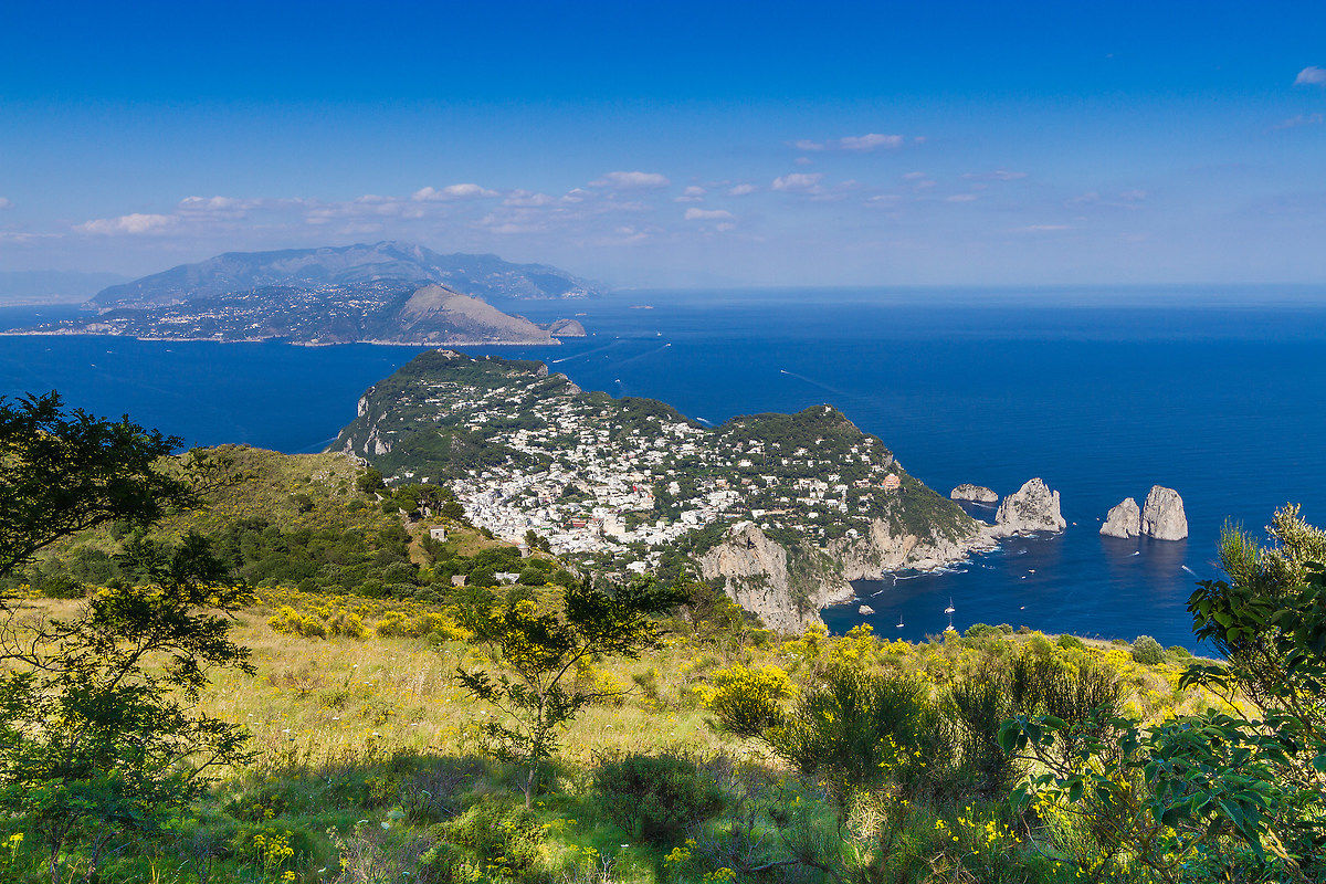 View of the Sorrento Peninsula...