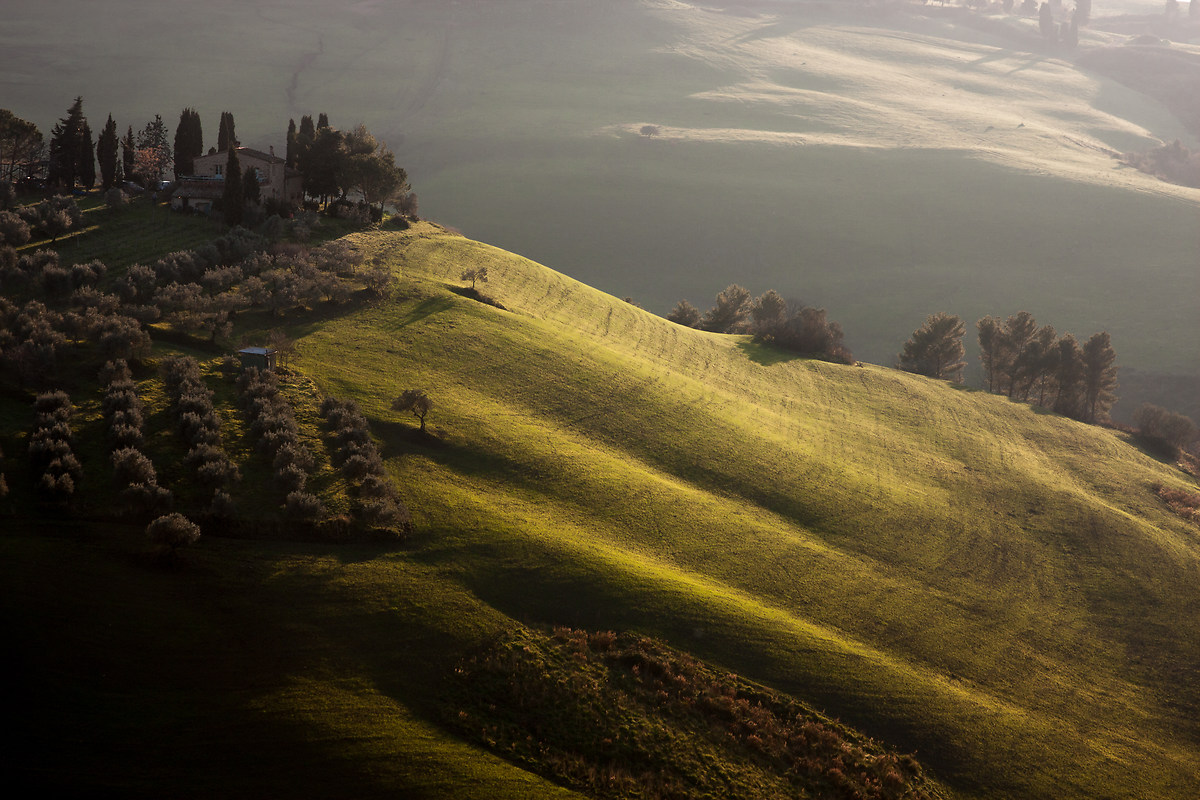 The hills of Volterra...