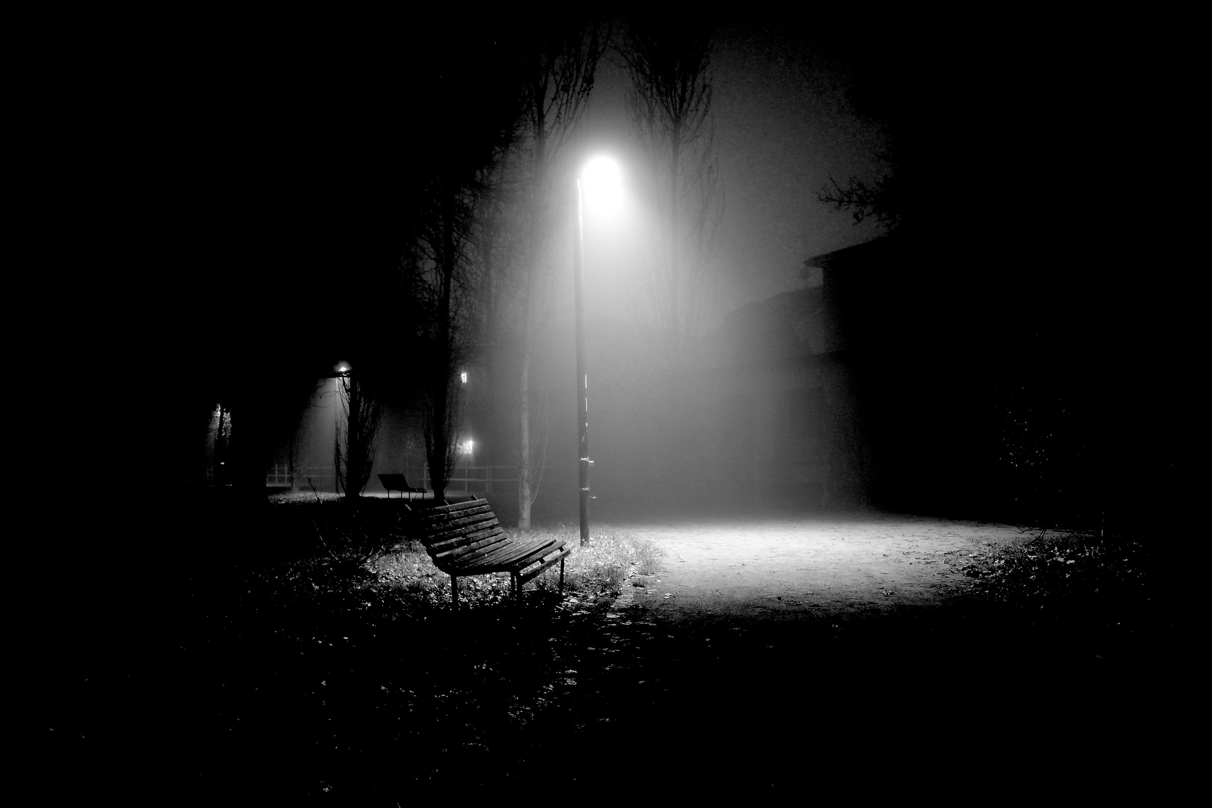 Foggy night...