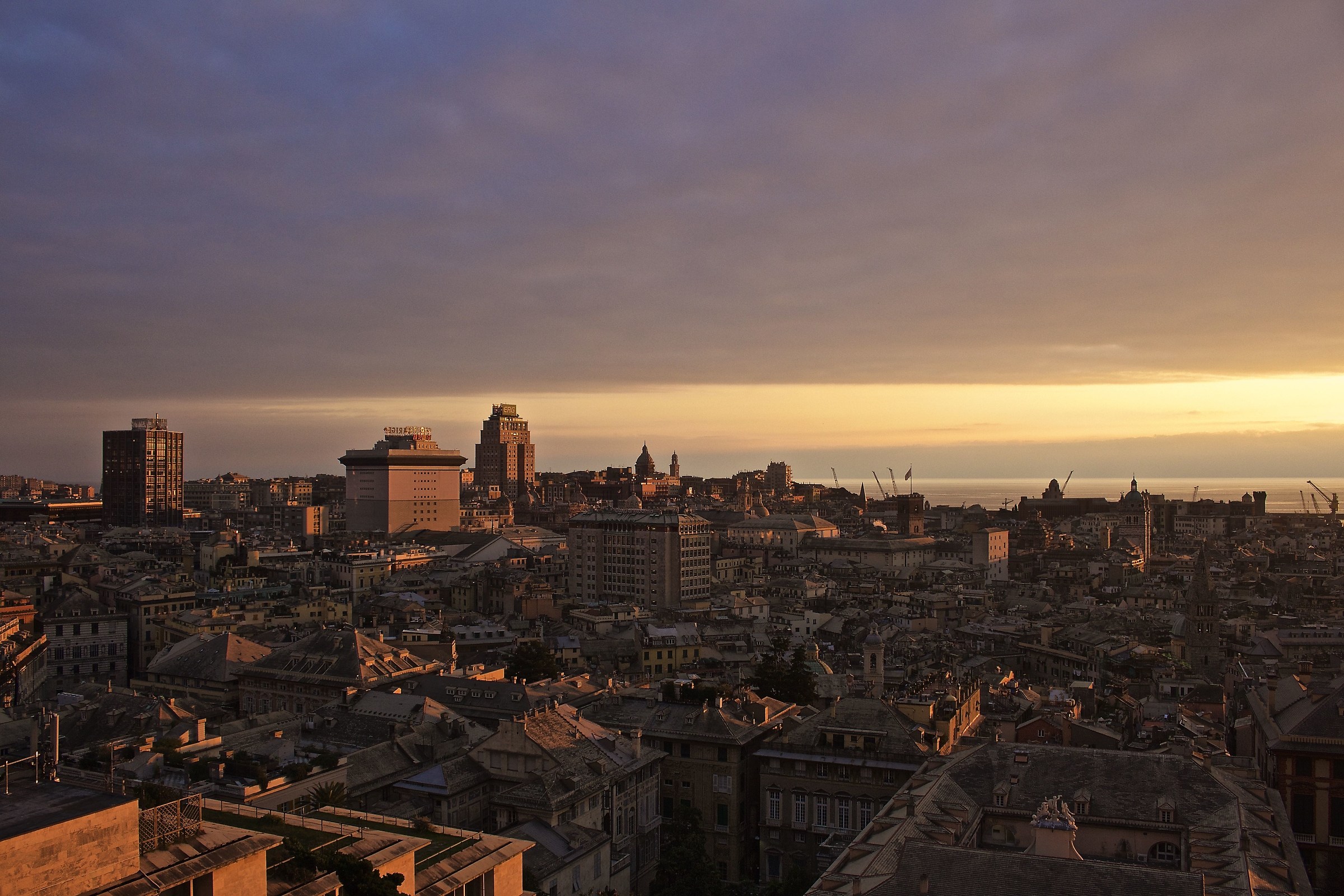 Genoa at sunset 1...