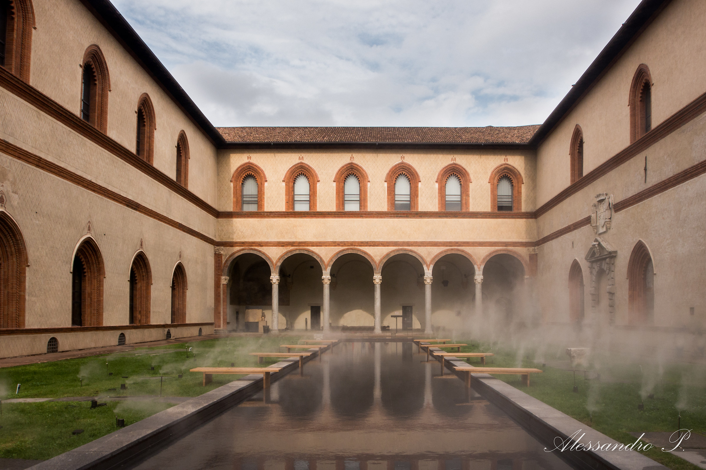 Palazzo Sforzesco, Milan...