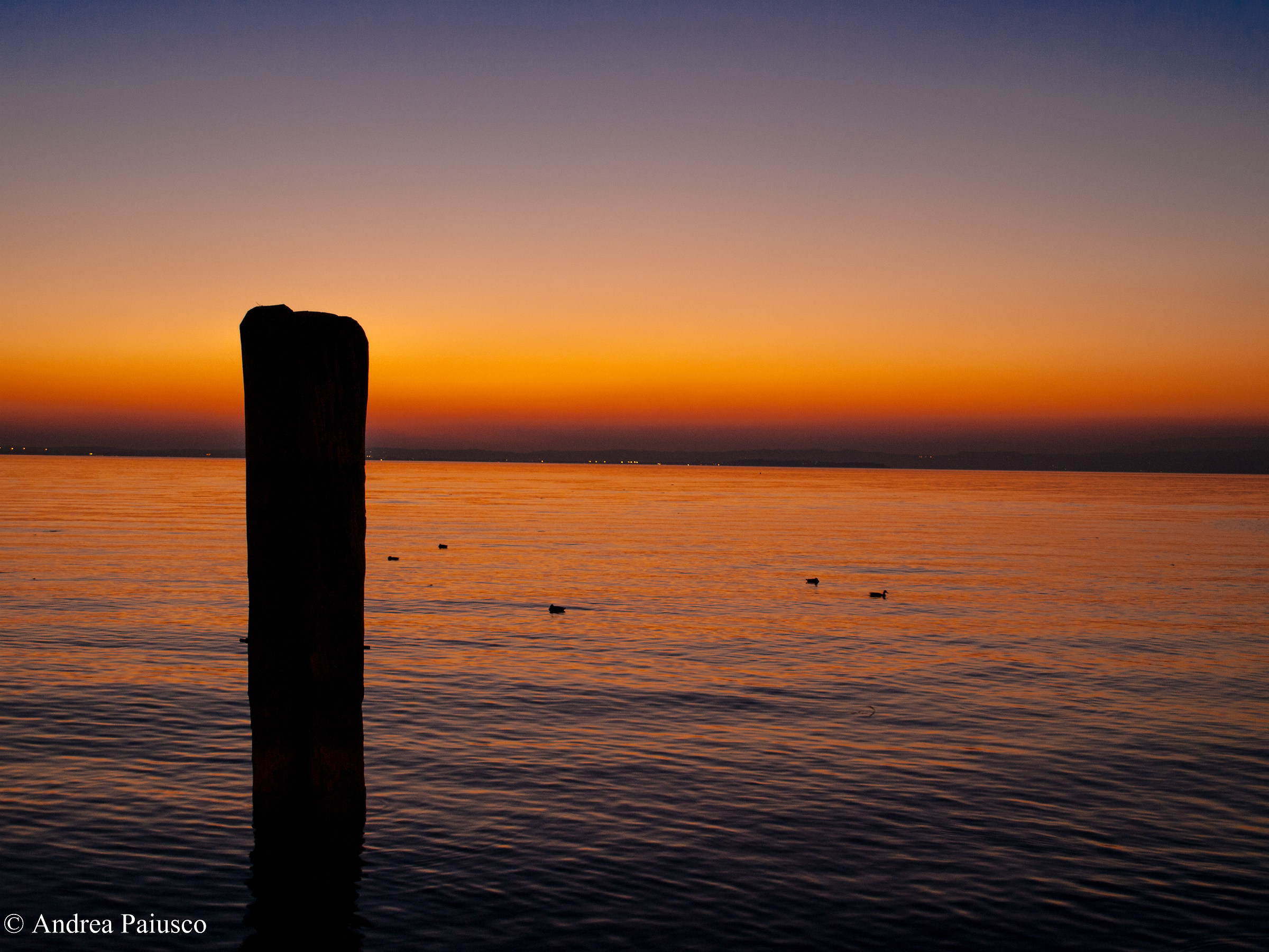 Lago di Garda al tramonto...