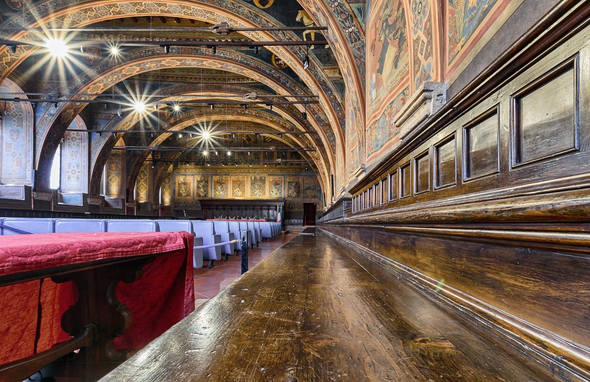 Inside Palazzo dei Priori...