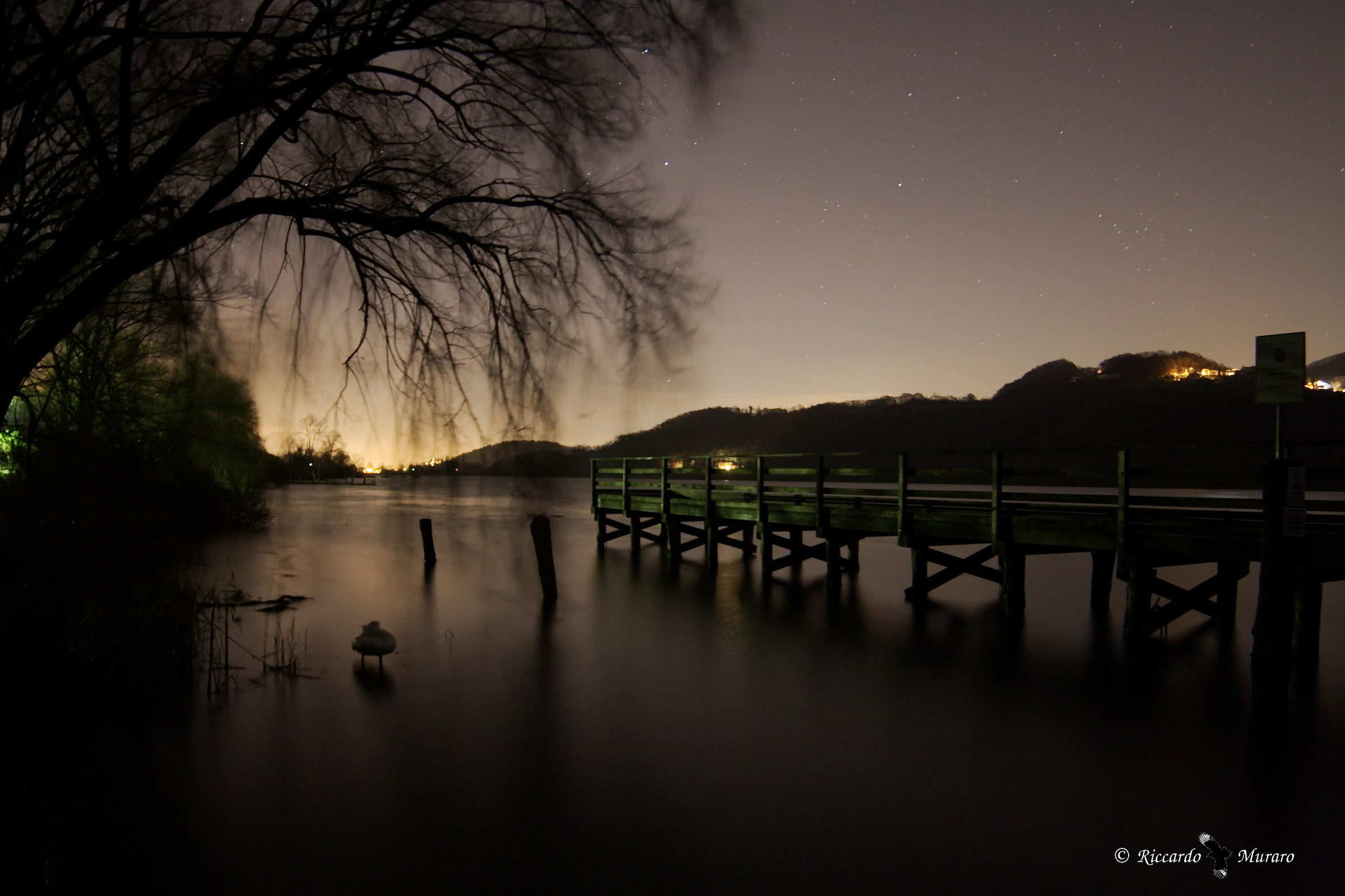 Lago di Fimon di notte...