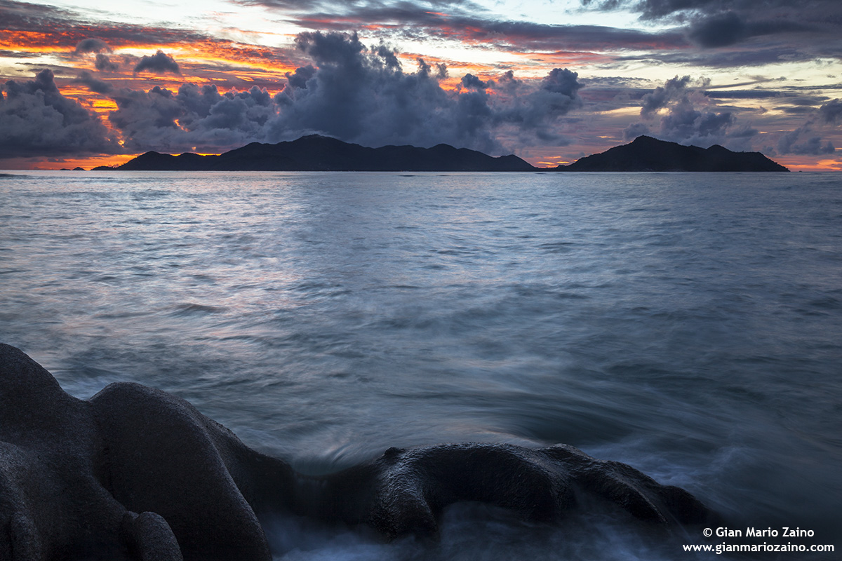 Sunset in La Digue - Seychelles...