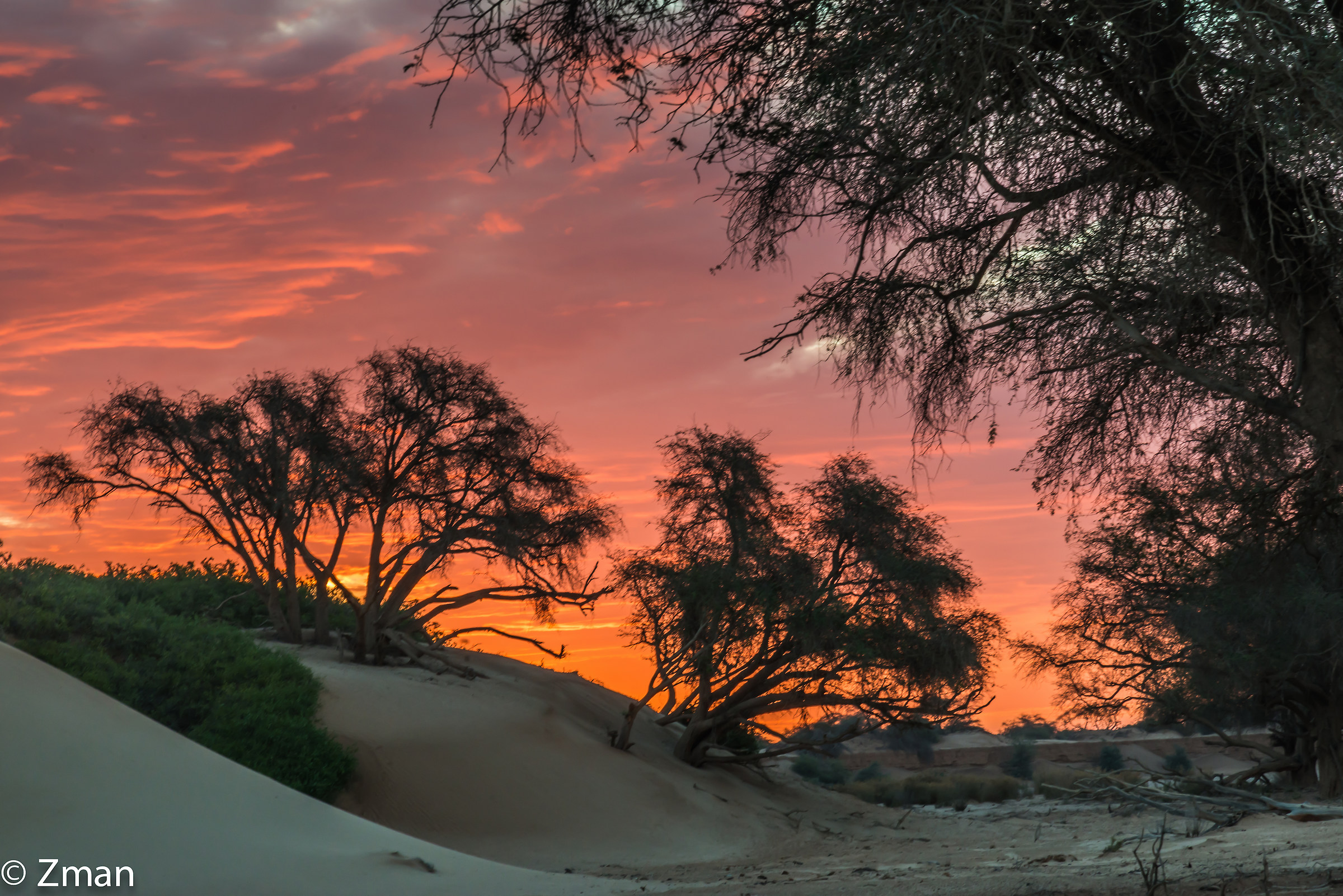 Sunset at Hoanib Basin...