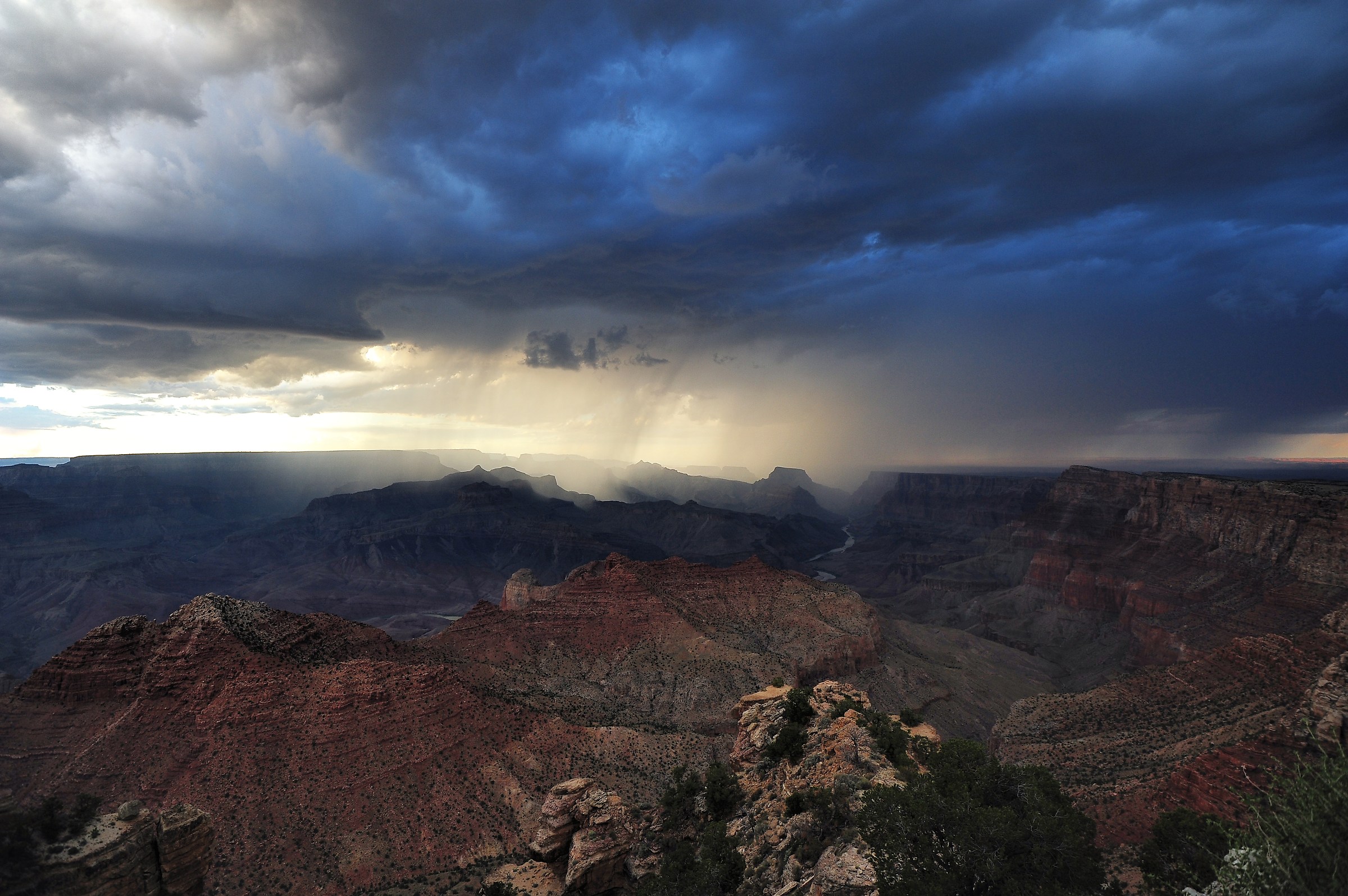 pioggia al Grand Canyon 2...
