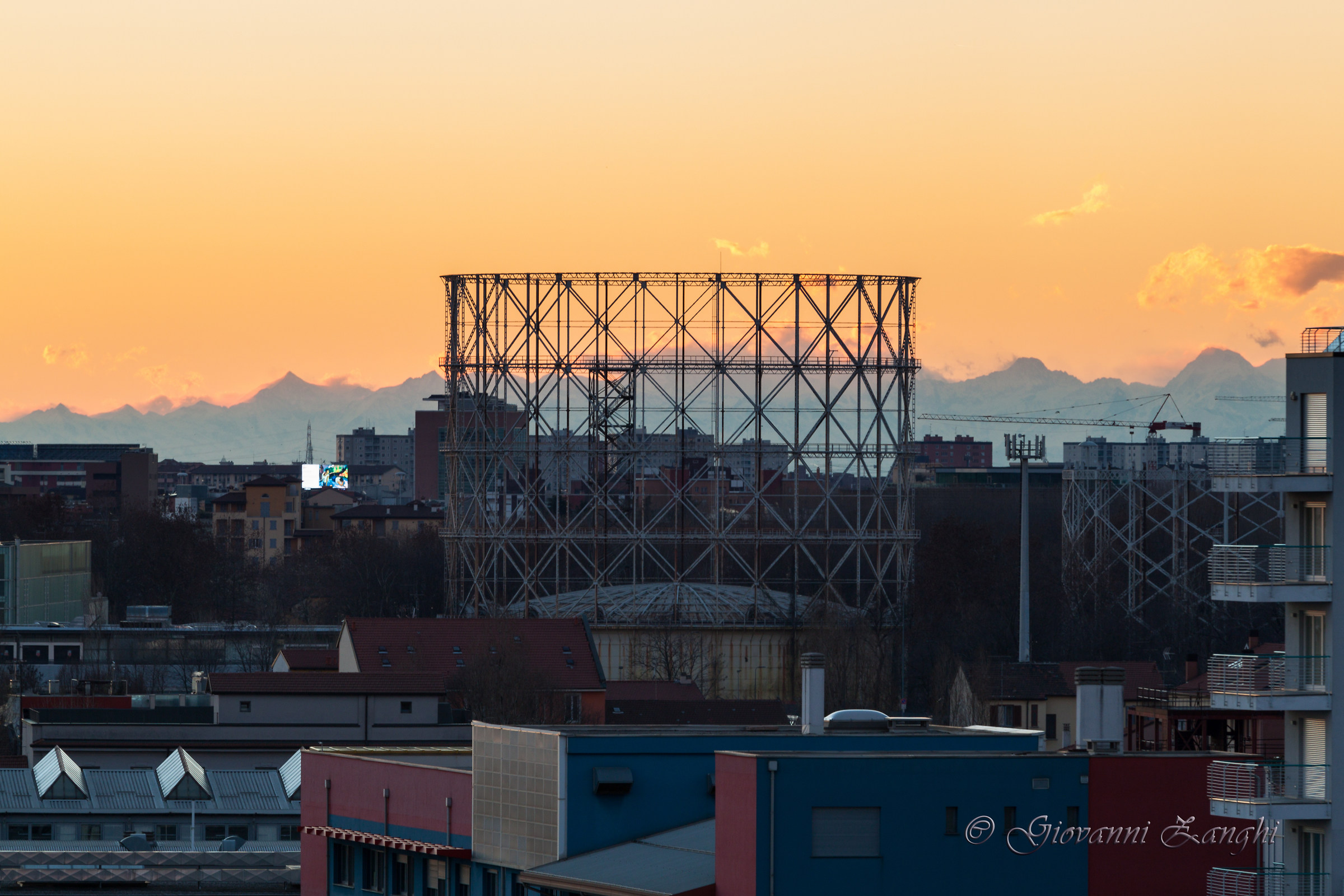 gasometers...