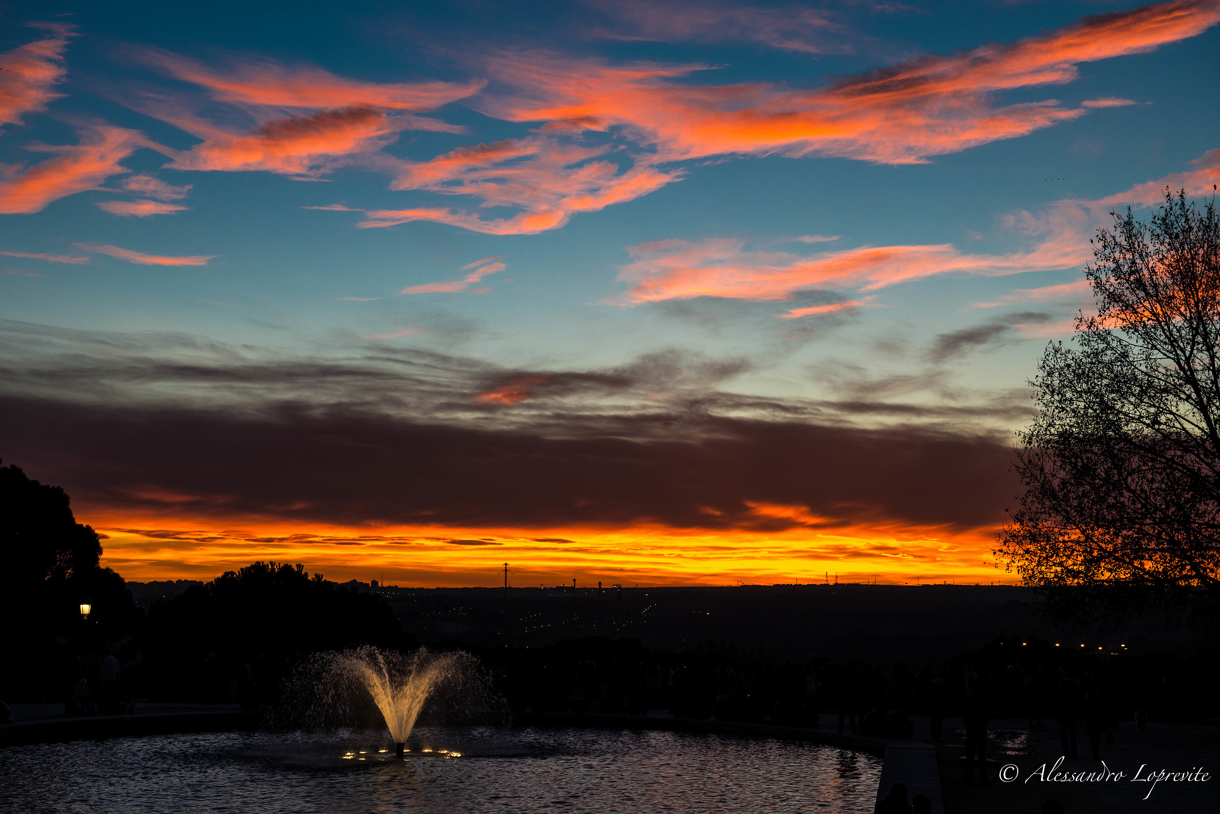 sunset from the Temple...