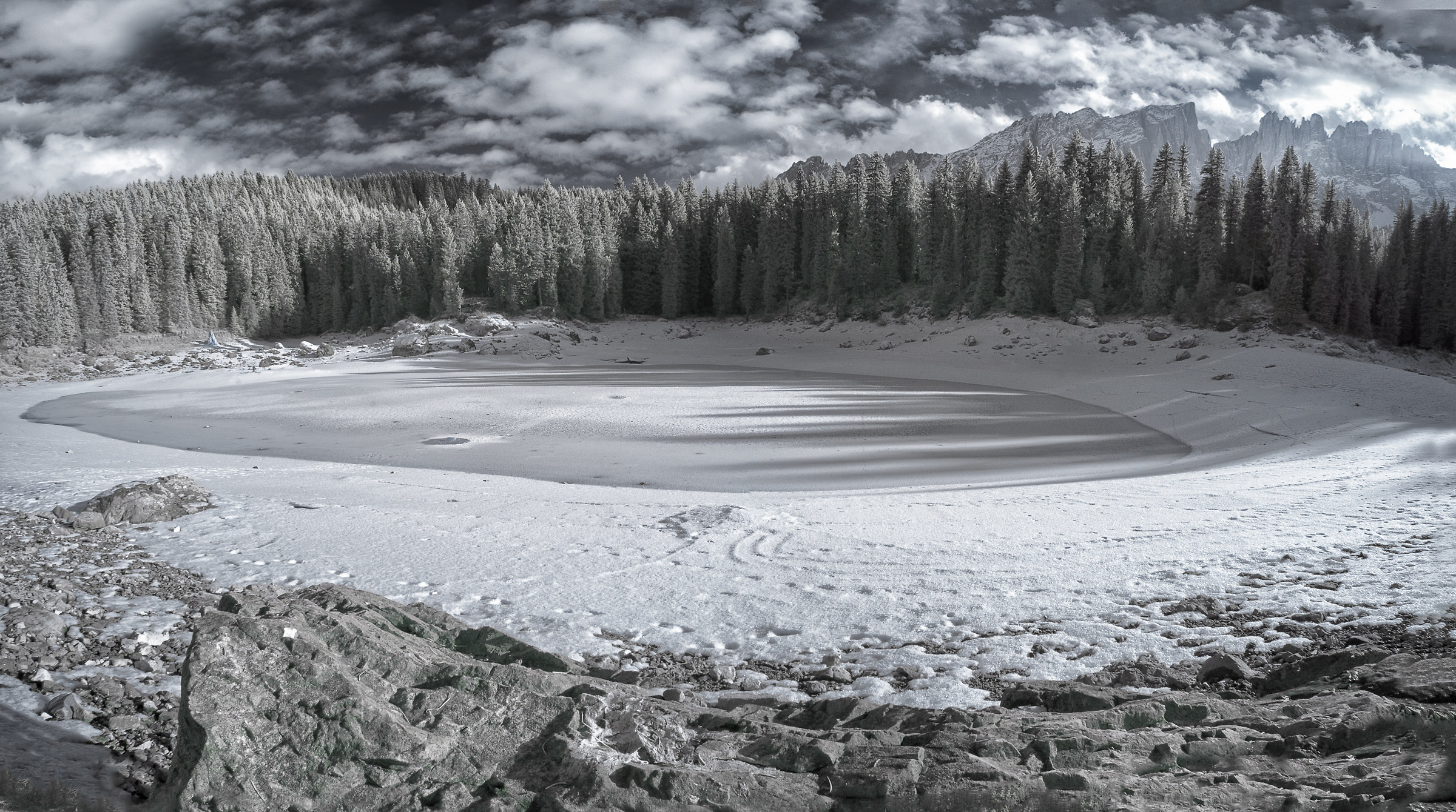 Inverno al Lago di Carezza...