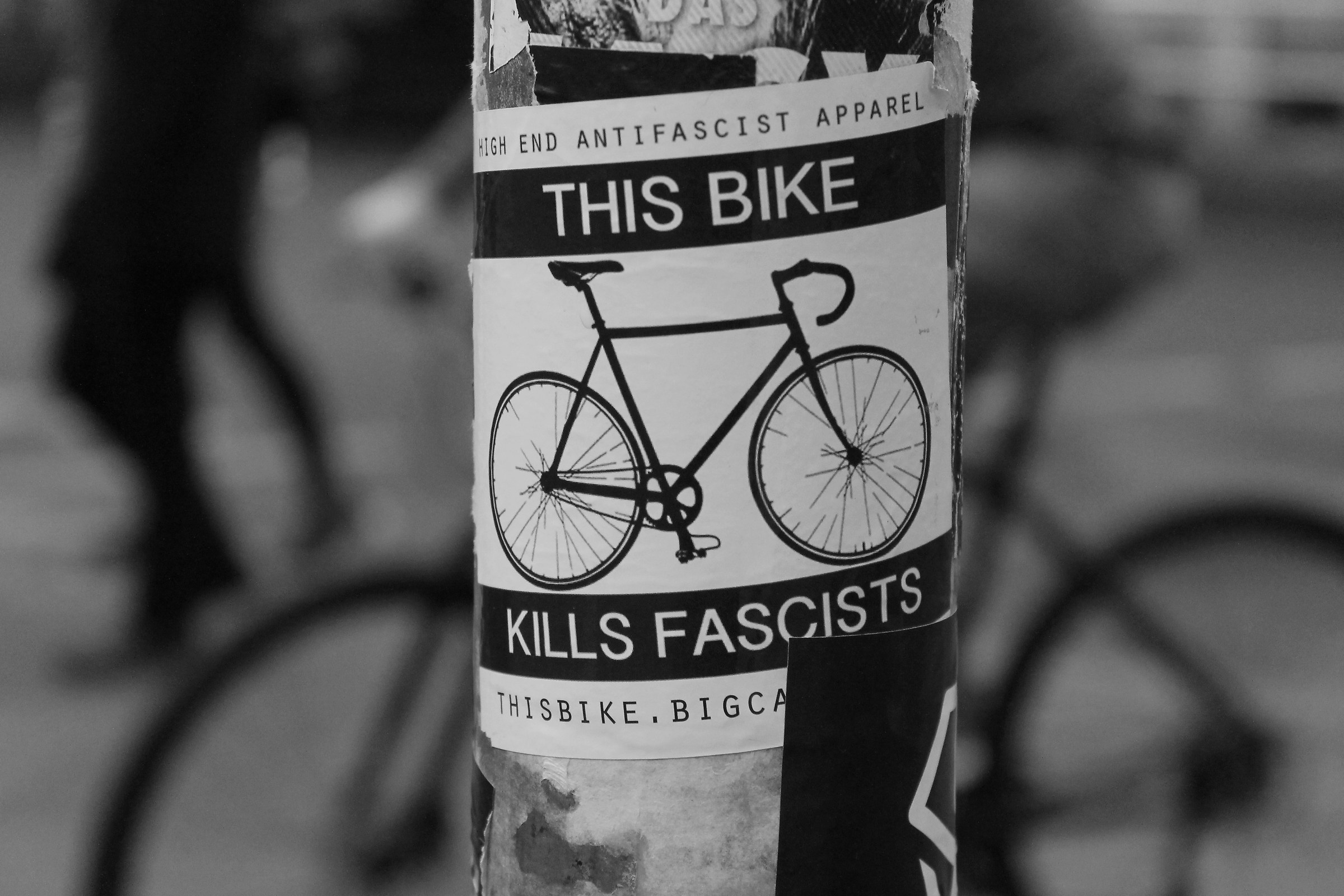 This bike kills fascists...