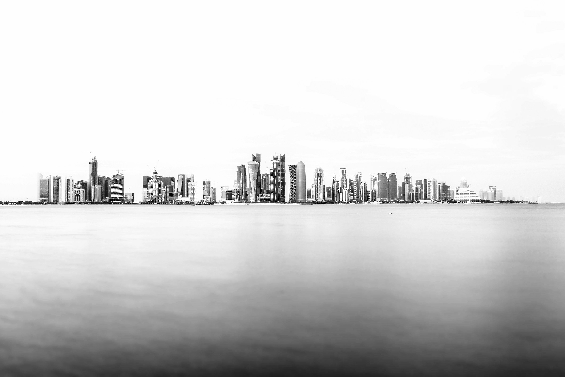 " Doha skyline "...