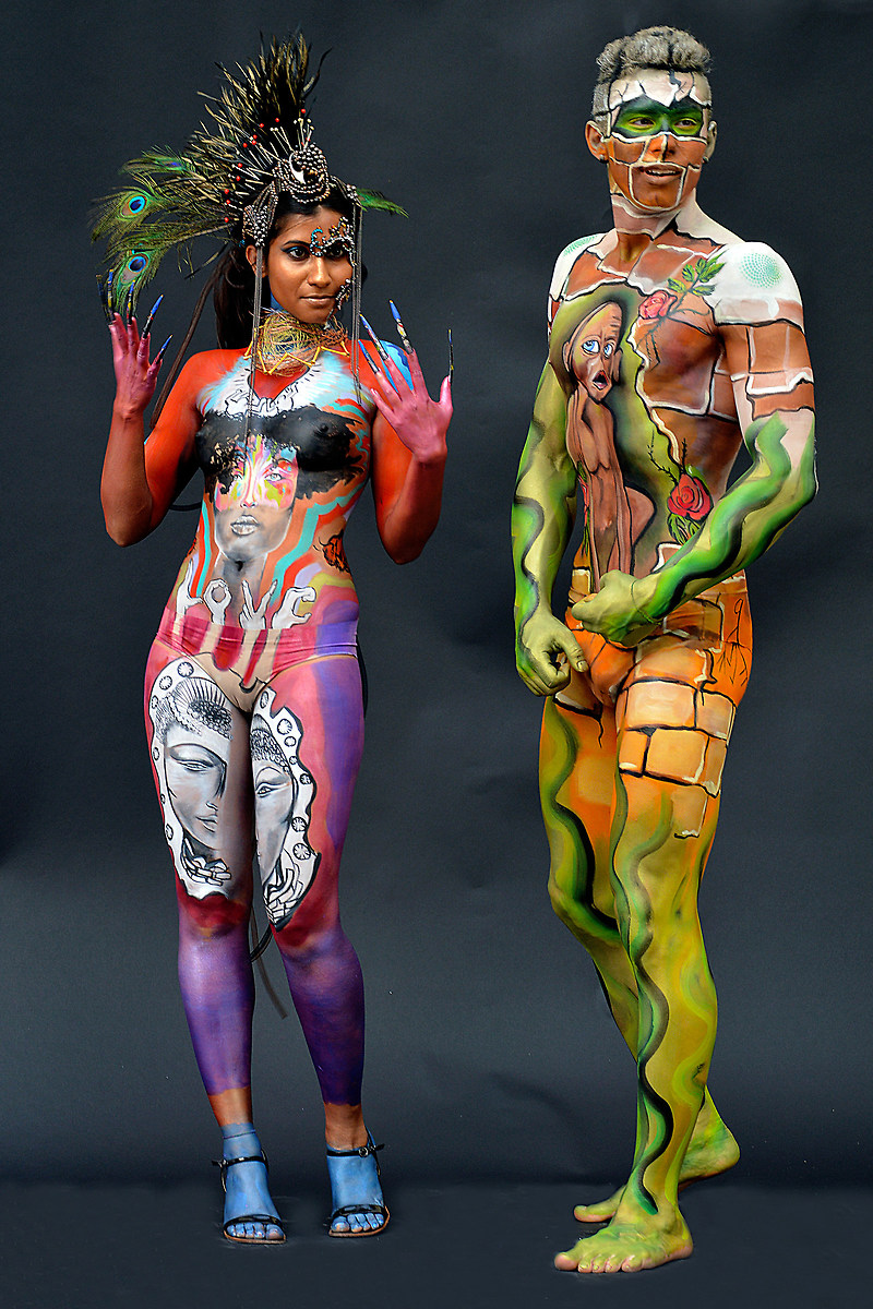 Body painting...
