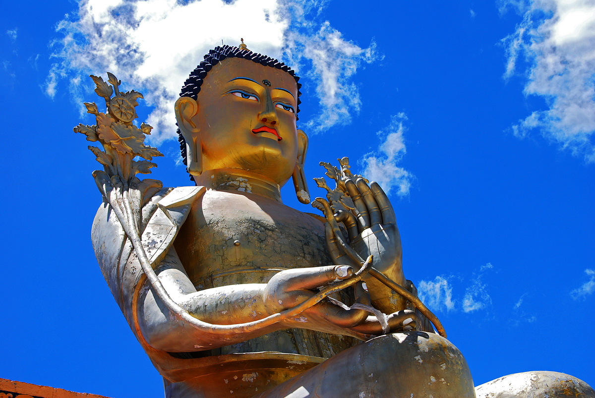 Ladakh - Il Buddha del gompa di Likir...