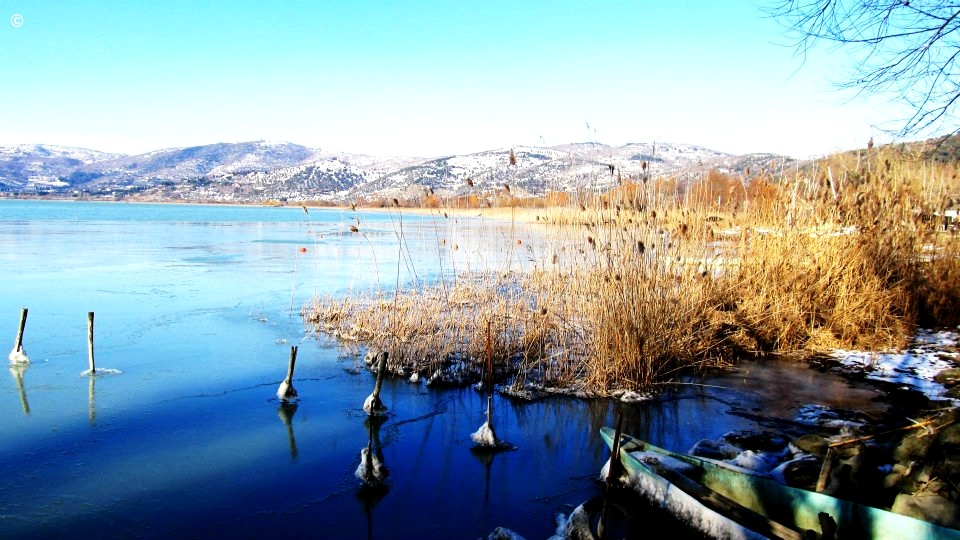land ice, lake Trasimeno...