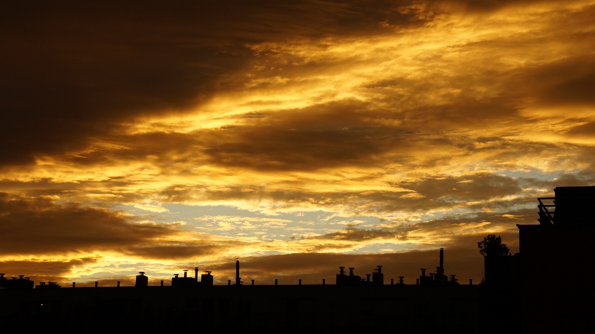 intense sunset...