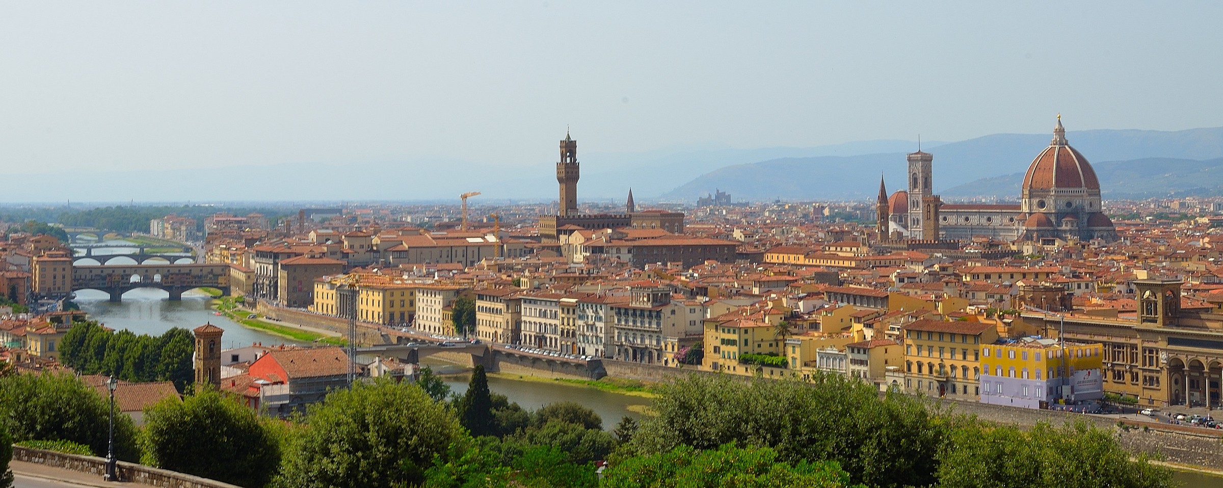 Panorama of Florence...