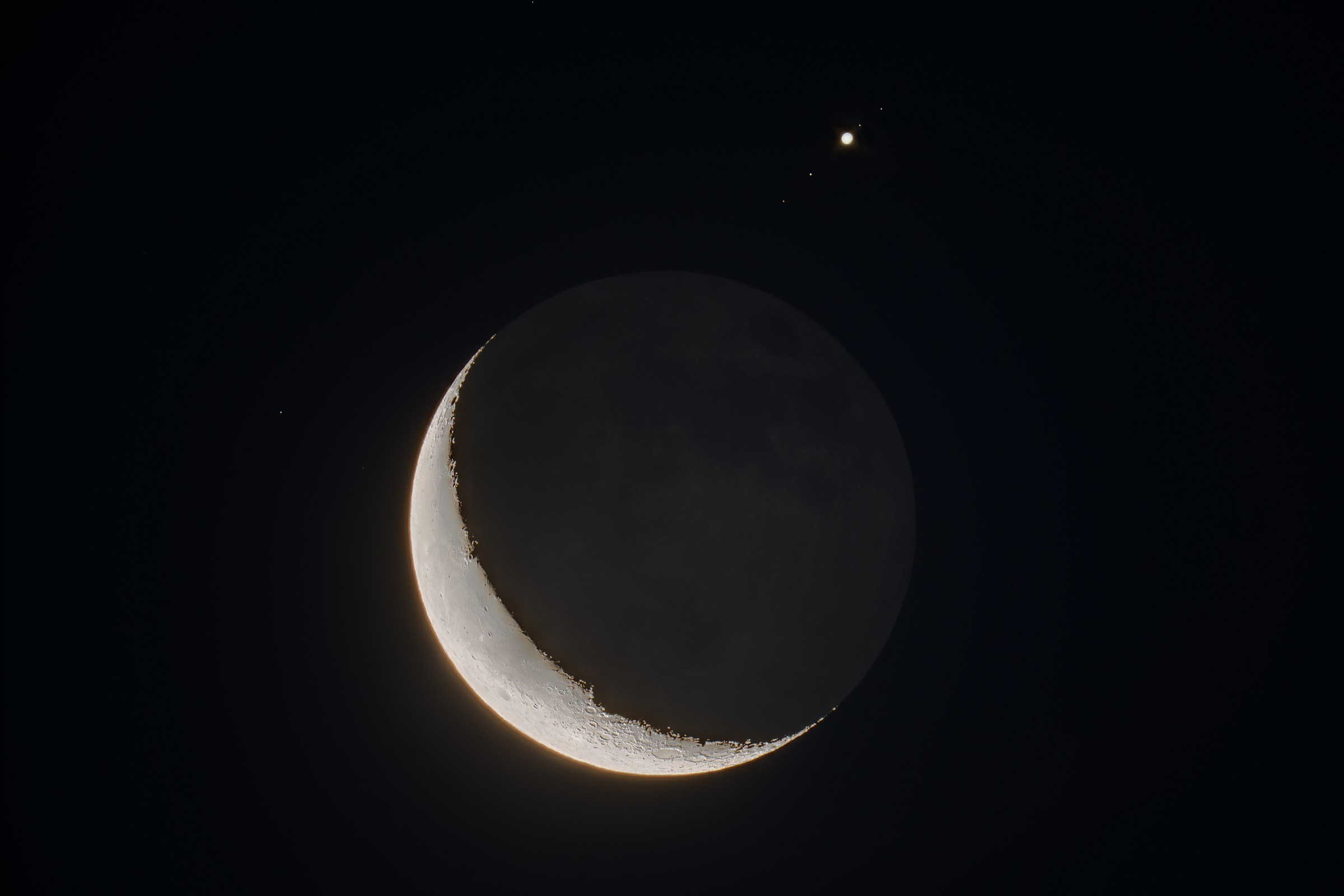 Moon and Jupiter...