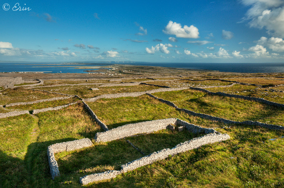 From the top of the old lighthouse. Inishmore, Ireland....