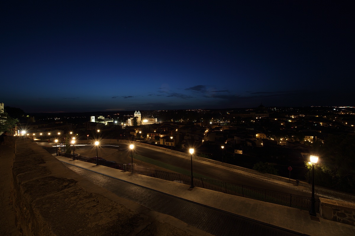 Night view of the walls v1-Toledo Spain...