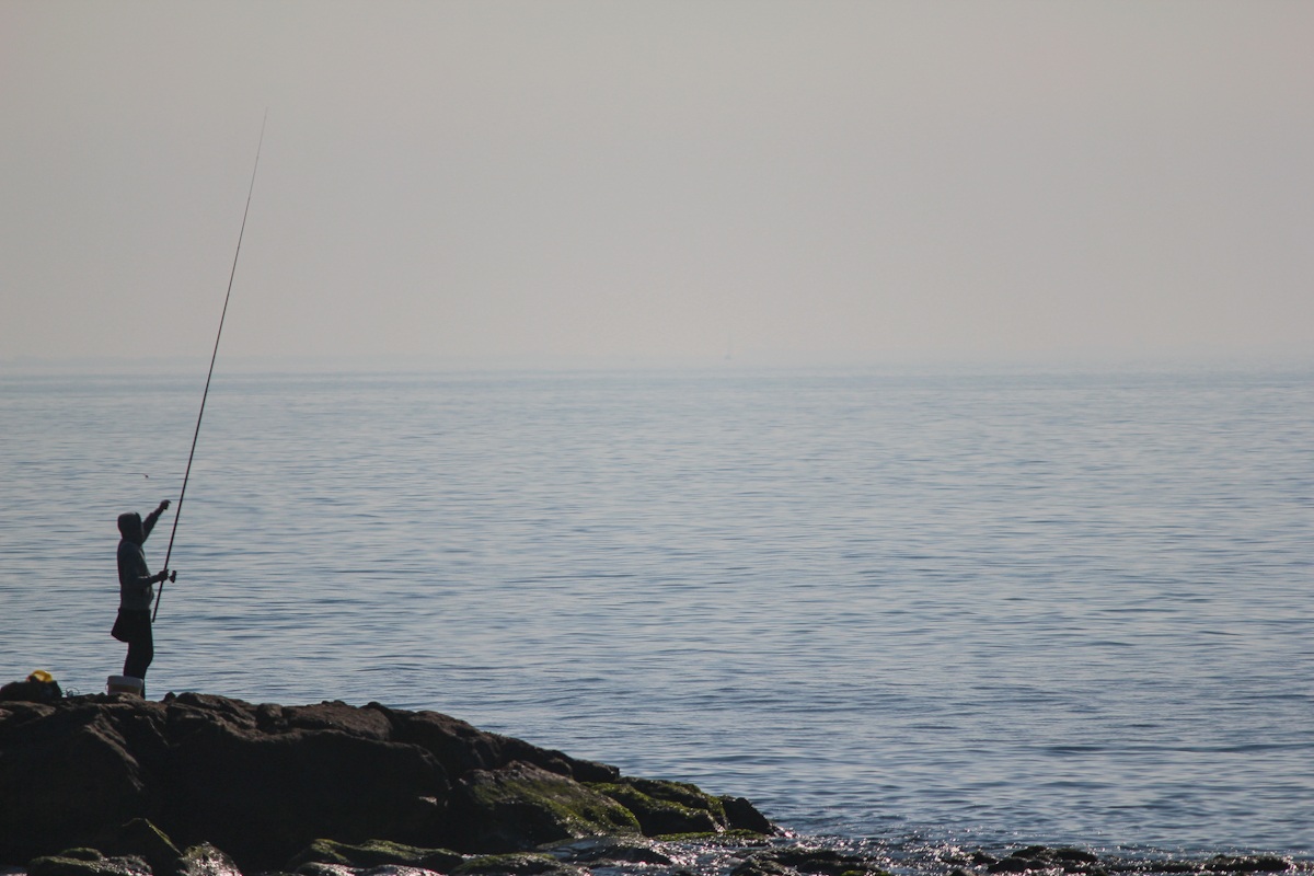 a pesca...