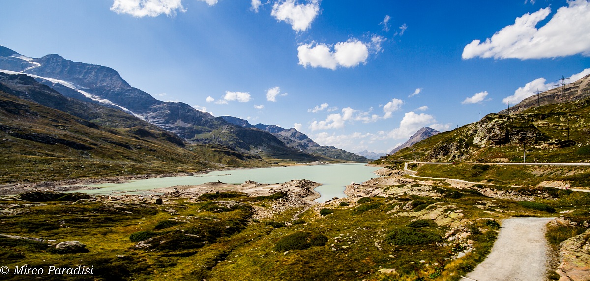 Lago Bianco al Passo Bernina...