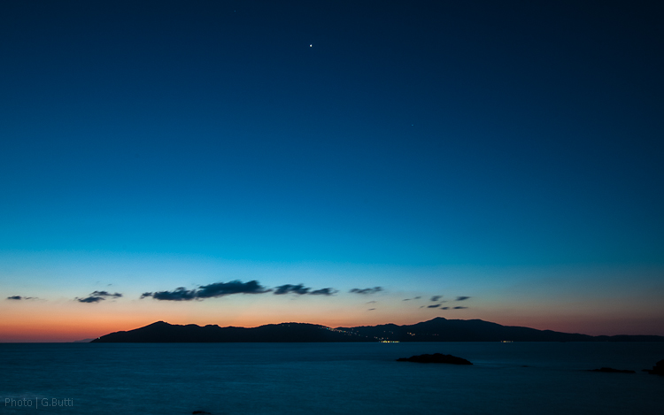 Dawn behind Skopelos...