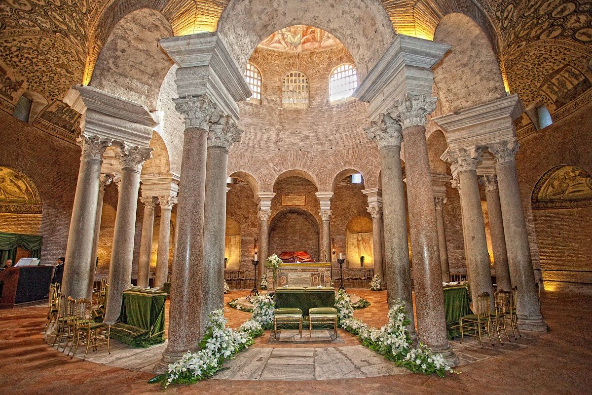 Mausoleo di Santa Costanza panoramica...