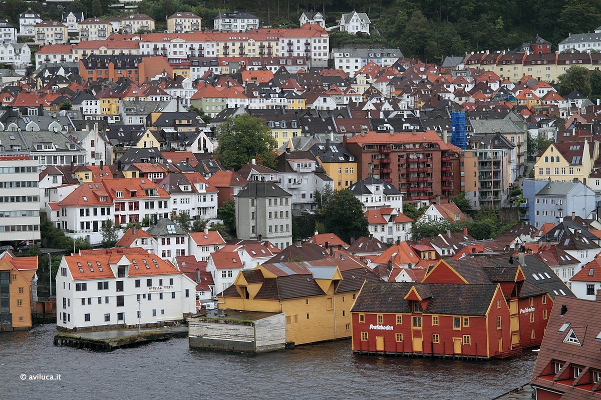 Panoramica di Bergen......