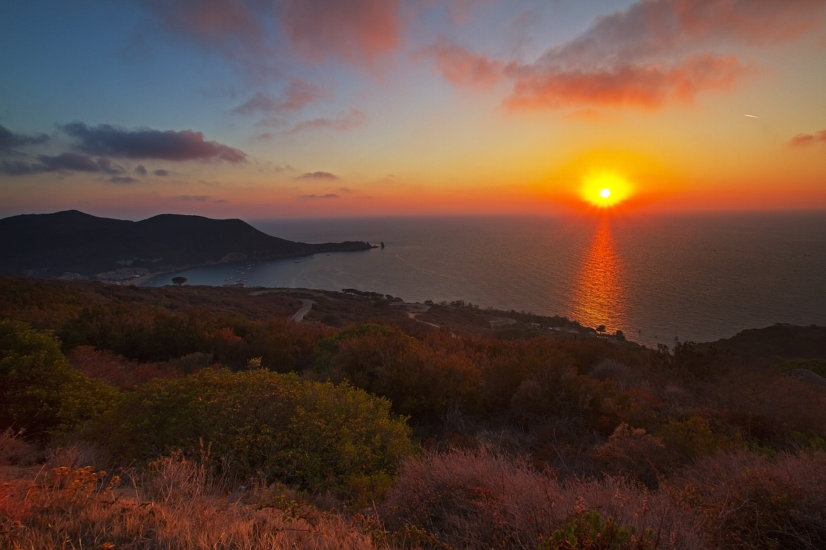 Sunset at Giglio Campese...