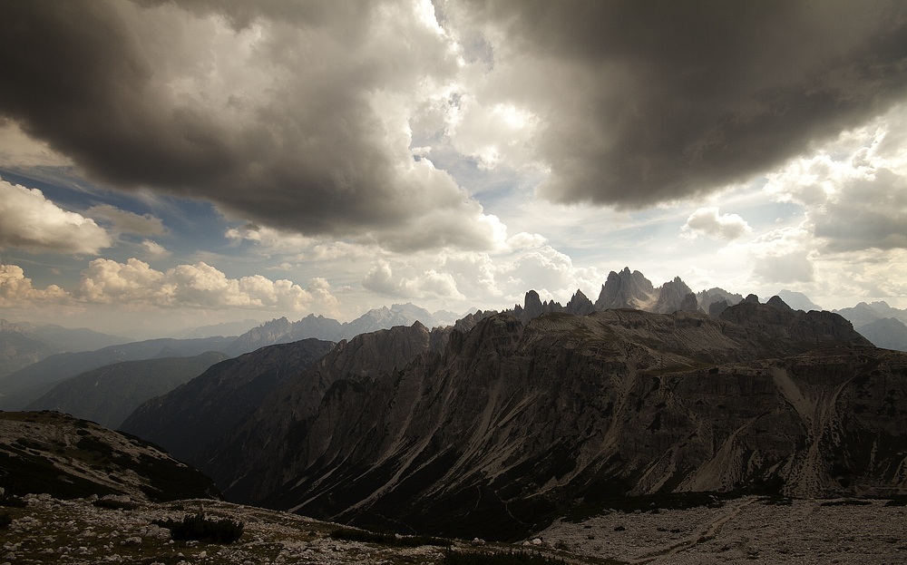 Path for the Three Peaks, Trentino...